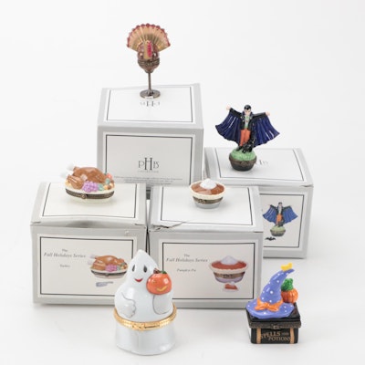 Midwest Cannon Falls "Fall Holiday Series" Porcelain Boxes with More