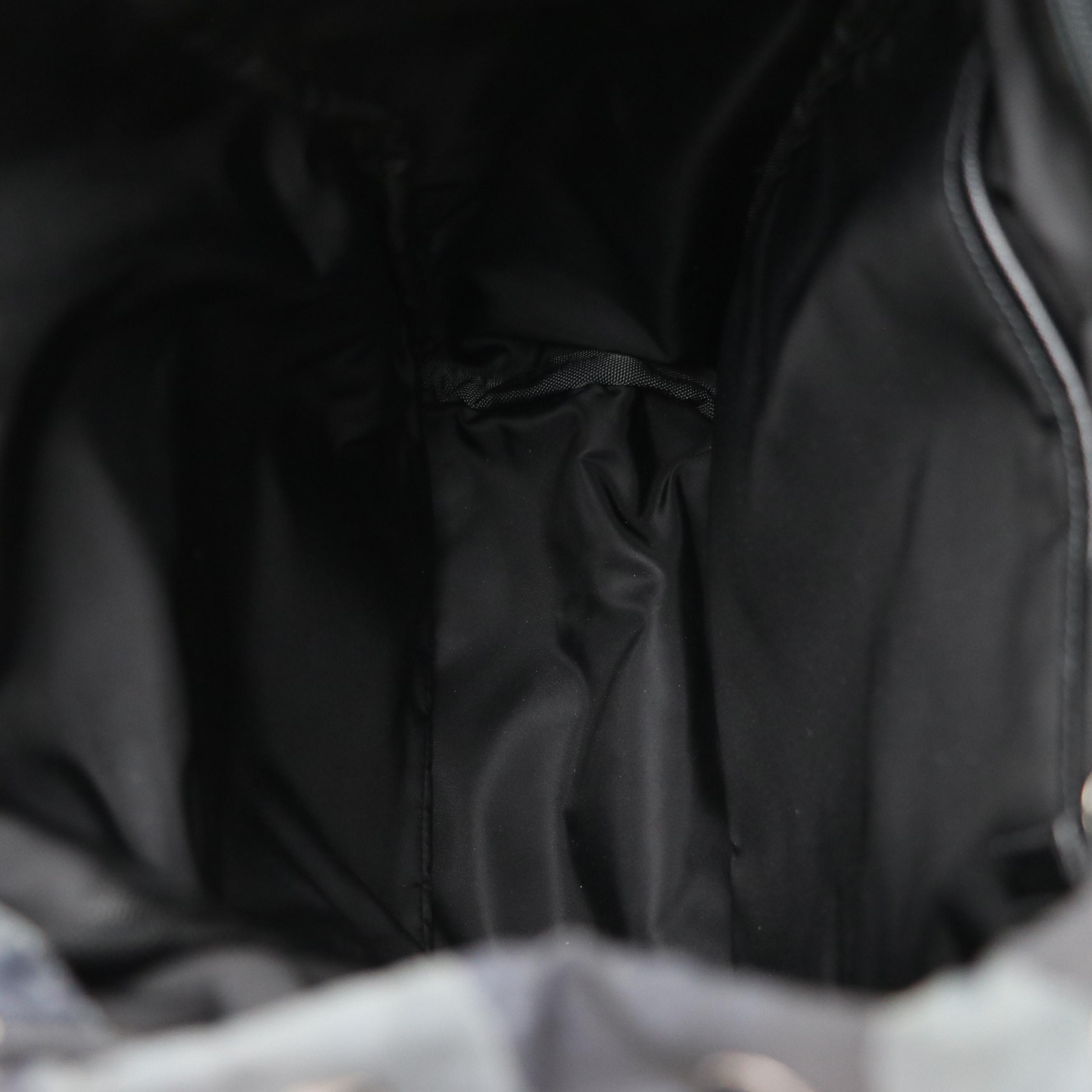 Prada Drawstring Rucksack Backpack in Blue Camouflage Nylon