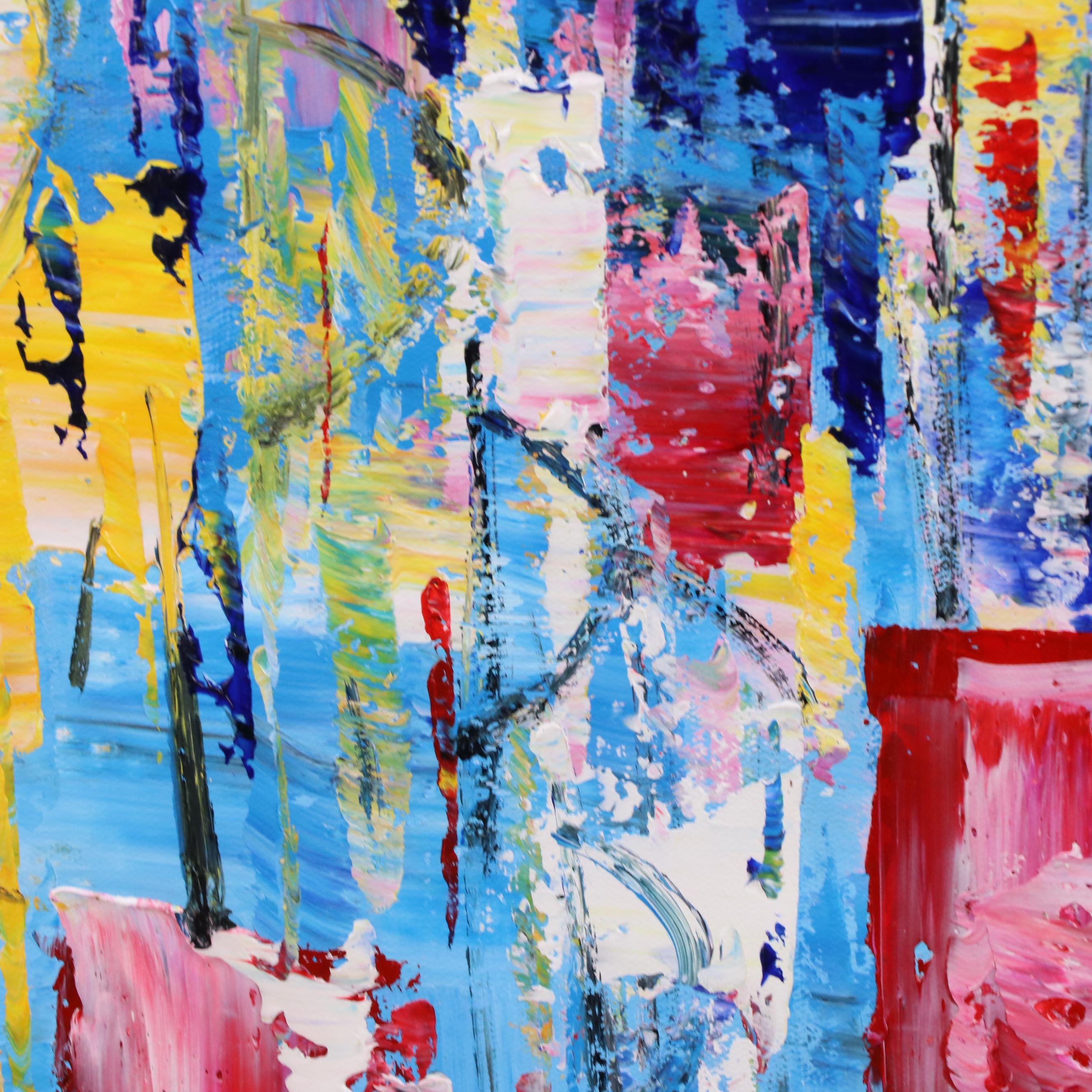 Bing Large-Scale Abstract Oil Painting, 21st Century