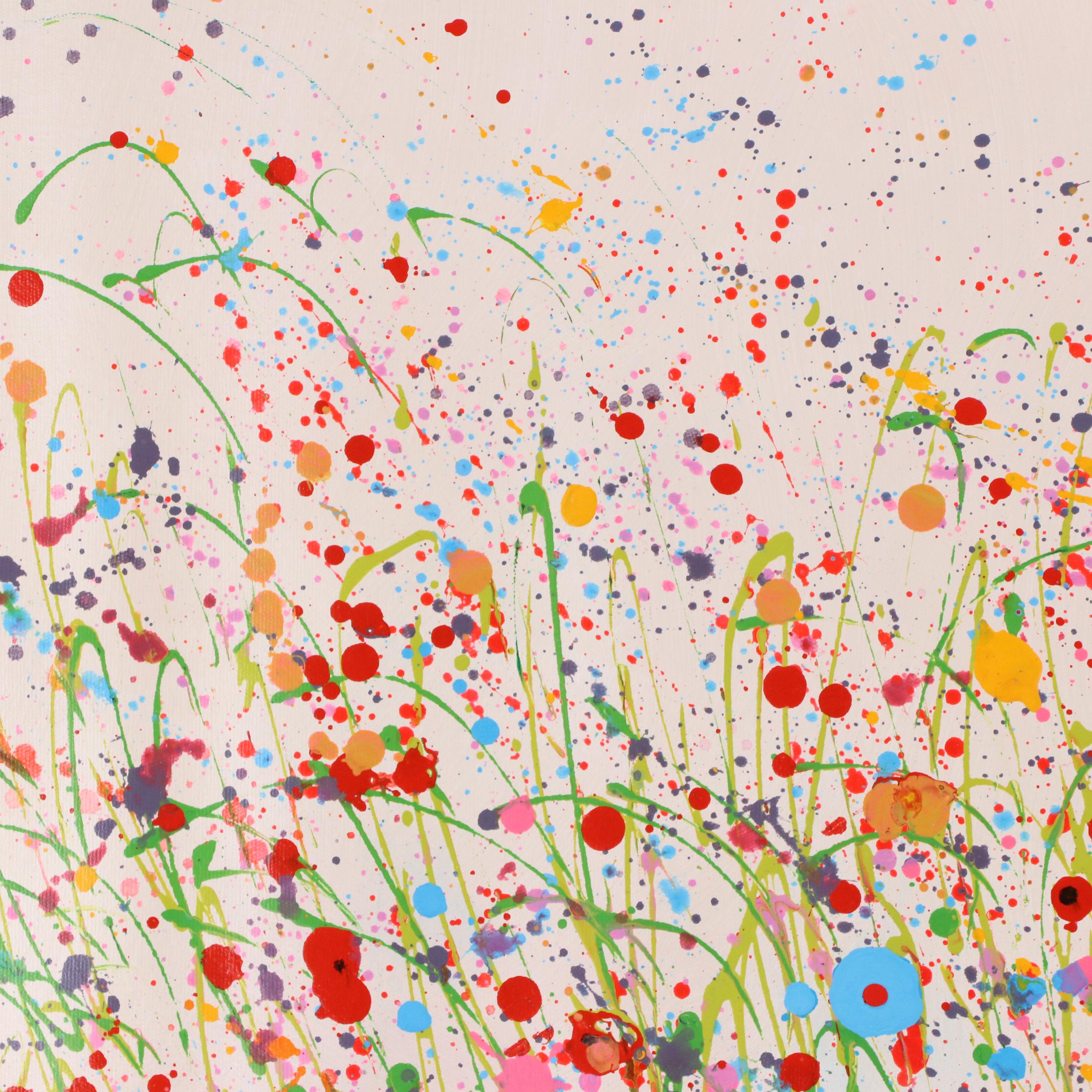 Zheng Stylized Floral Oil Painting, 21st Century