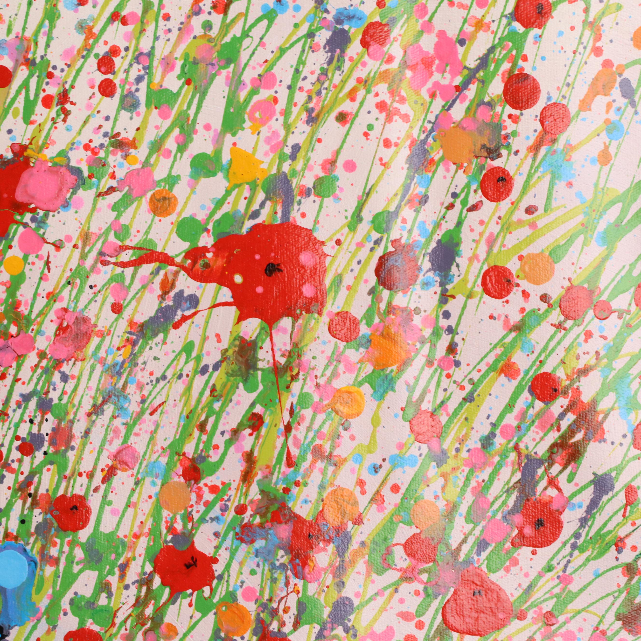 Zheng Stylized Floral Oil Painting, 21st Century