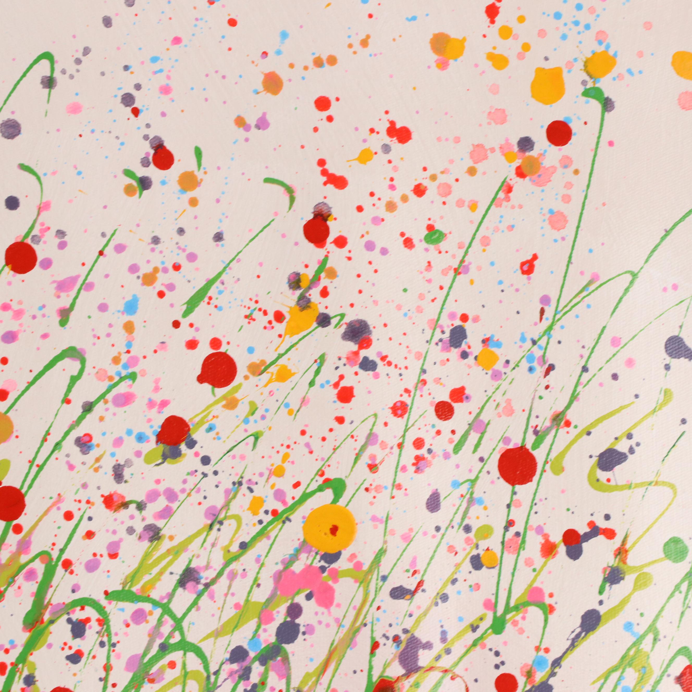 Zheng Stylized Floral Oil Painting, 21st Century