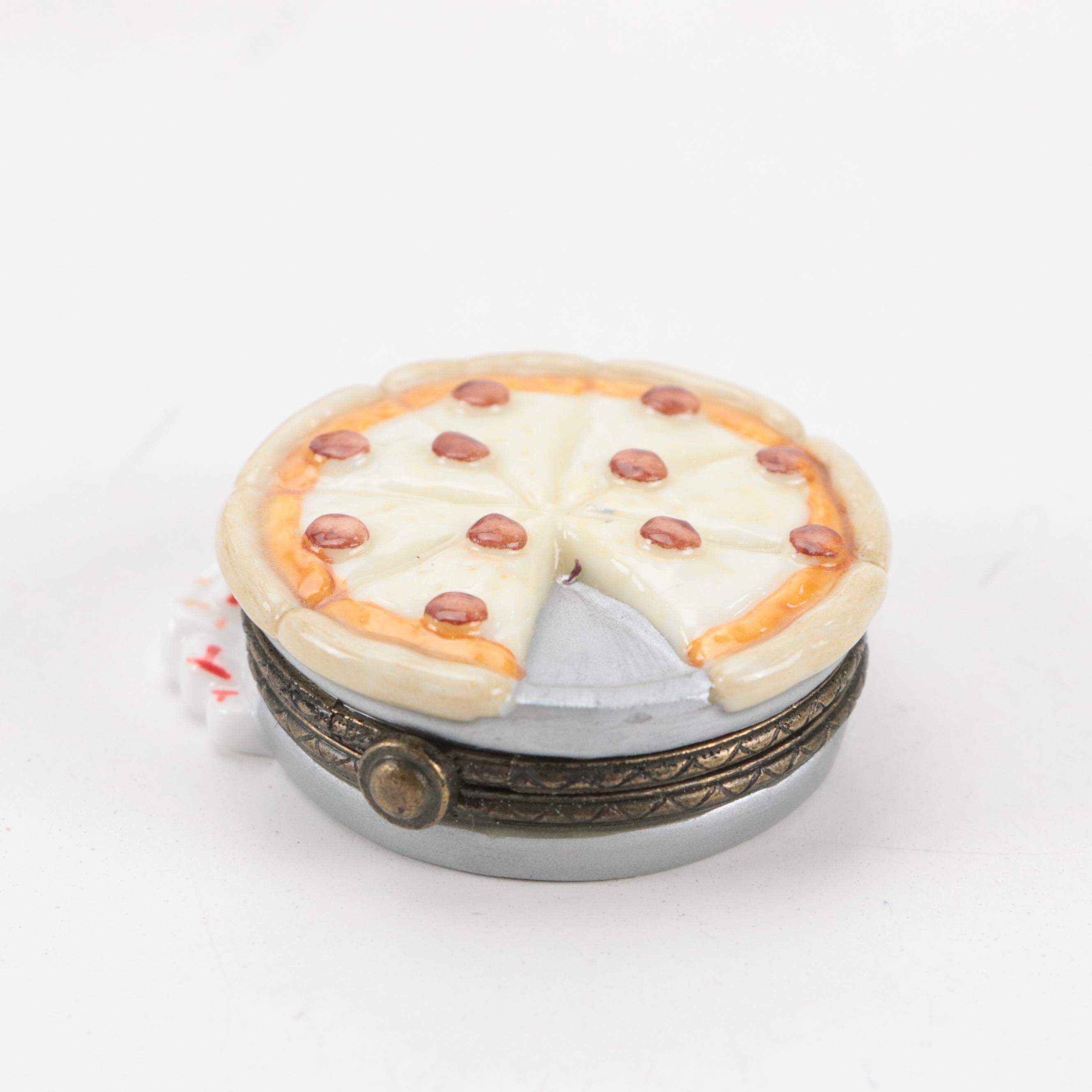 Midwest Cannon Falls Food Motif Porcelain Boxes with Other Porcelain Boxes