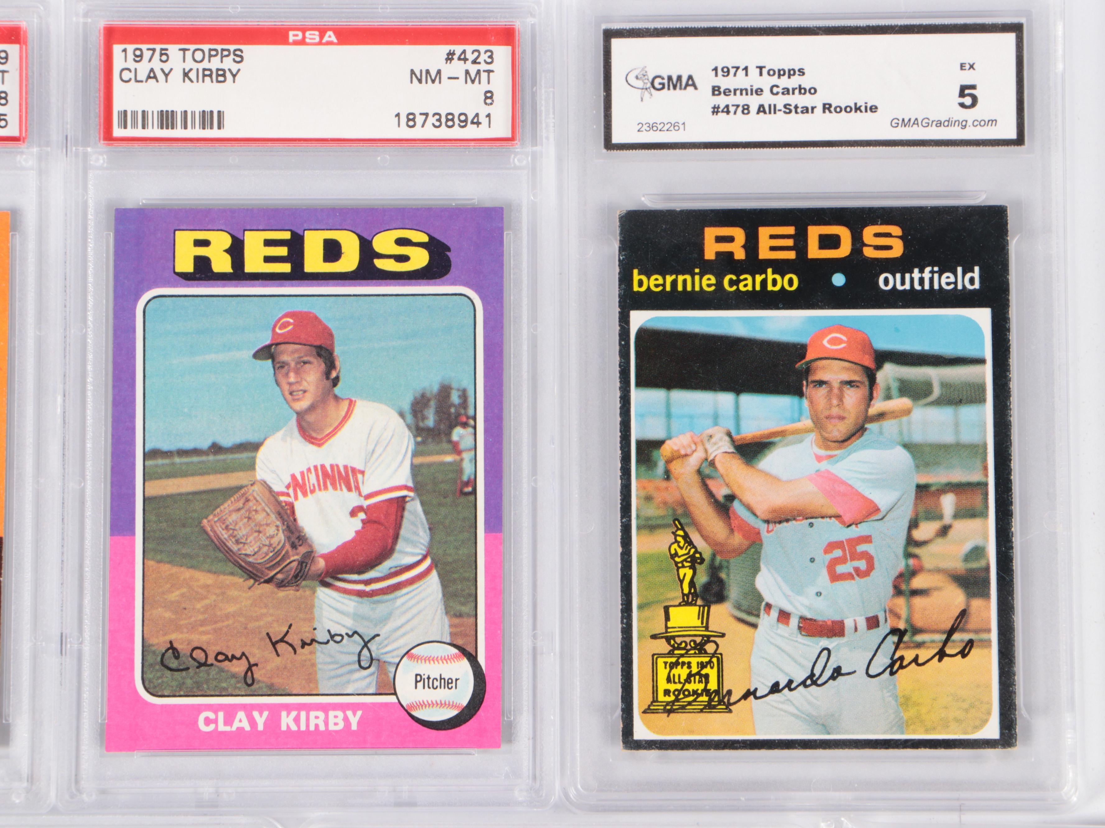Willie Mays, Frank Robinson, and More Graded Baseball Cards, 1970s-1980s