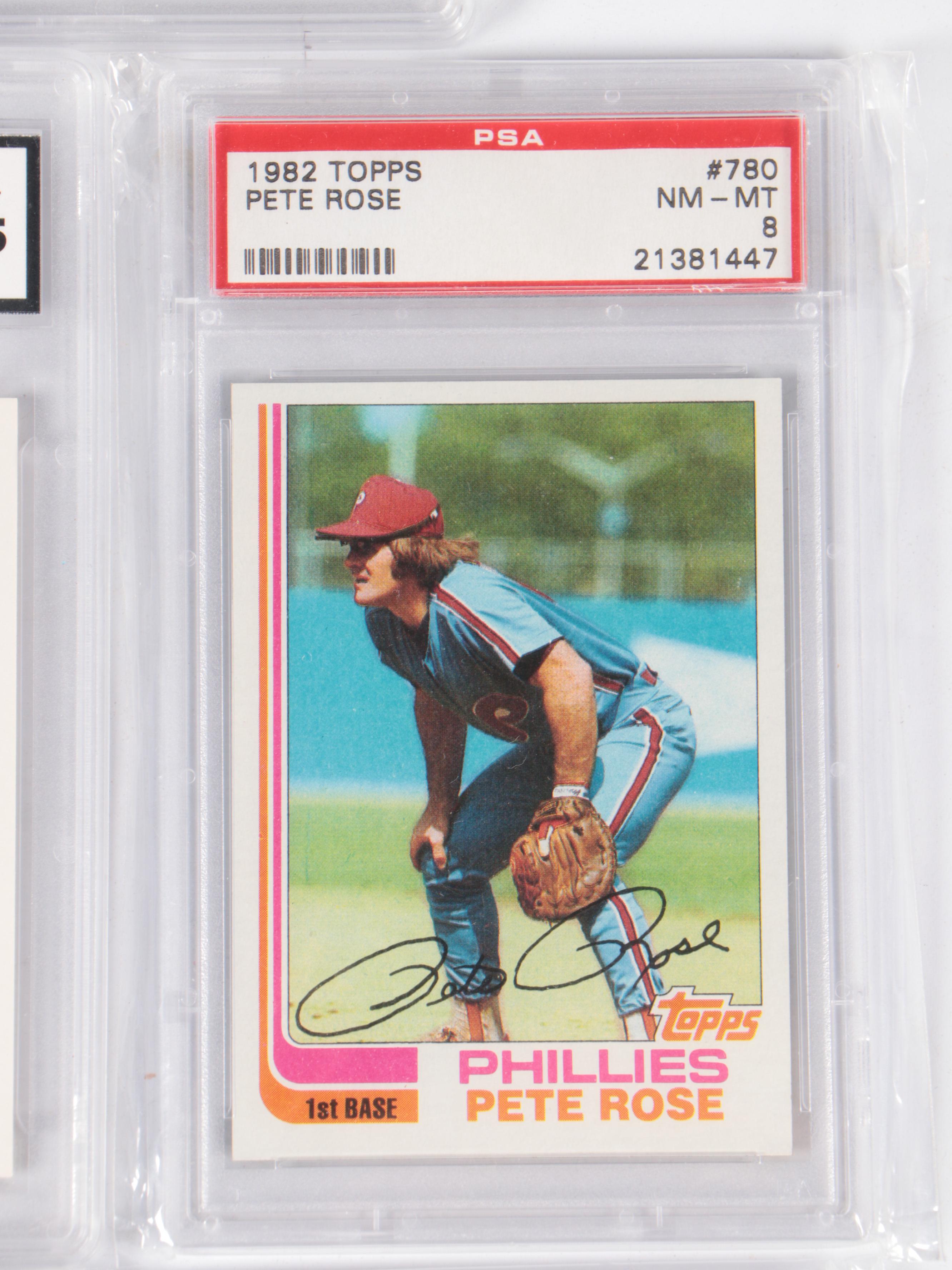 Willie Mays, Frank Robinson, and More Graded Baseball Cards, 1970s-1980s