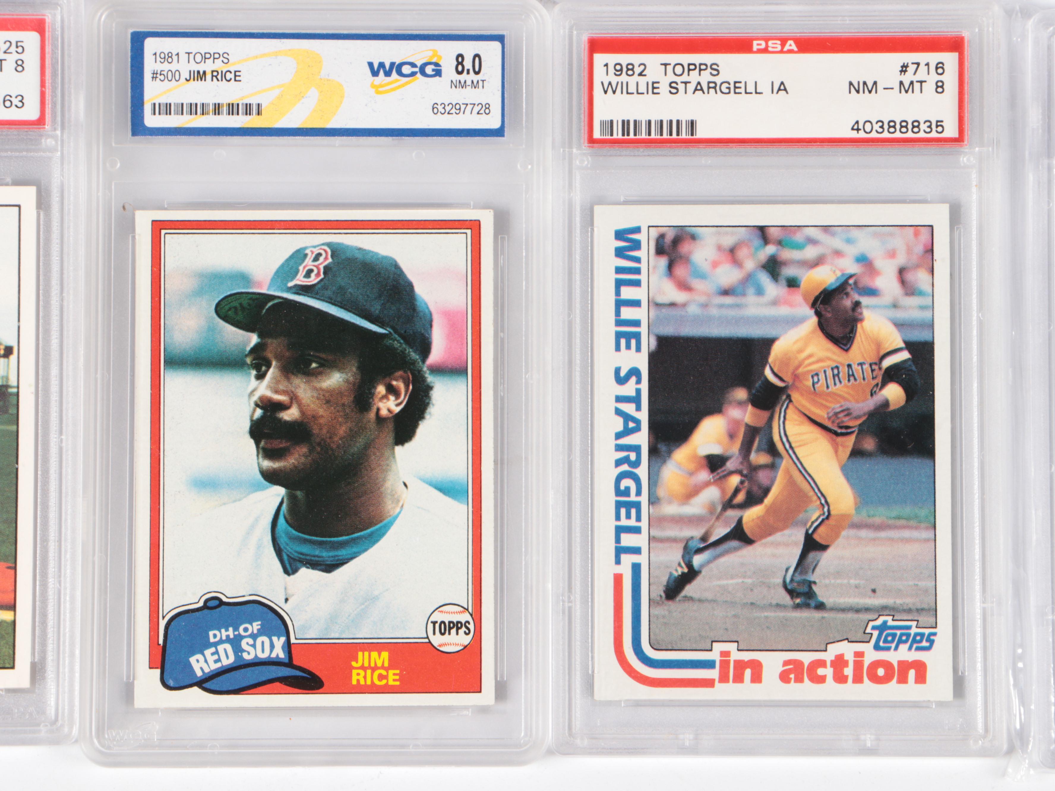Willie Mays, Frank Robinson, and More Graded Baseball Cards, 1970s-1980s