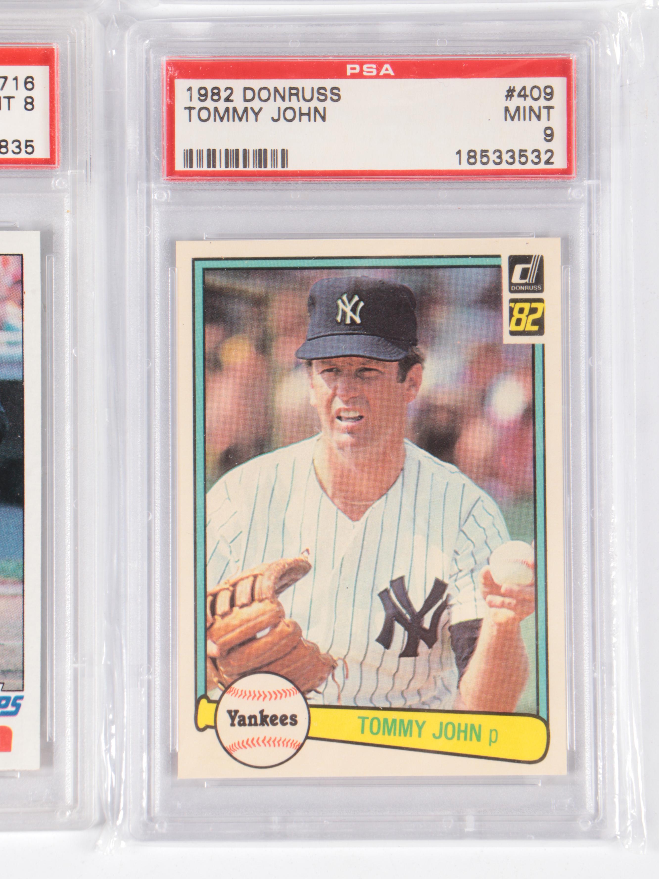Willie Mays, Frank Robinson, and More Graded Baseball Cards, 1970s-1980s