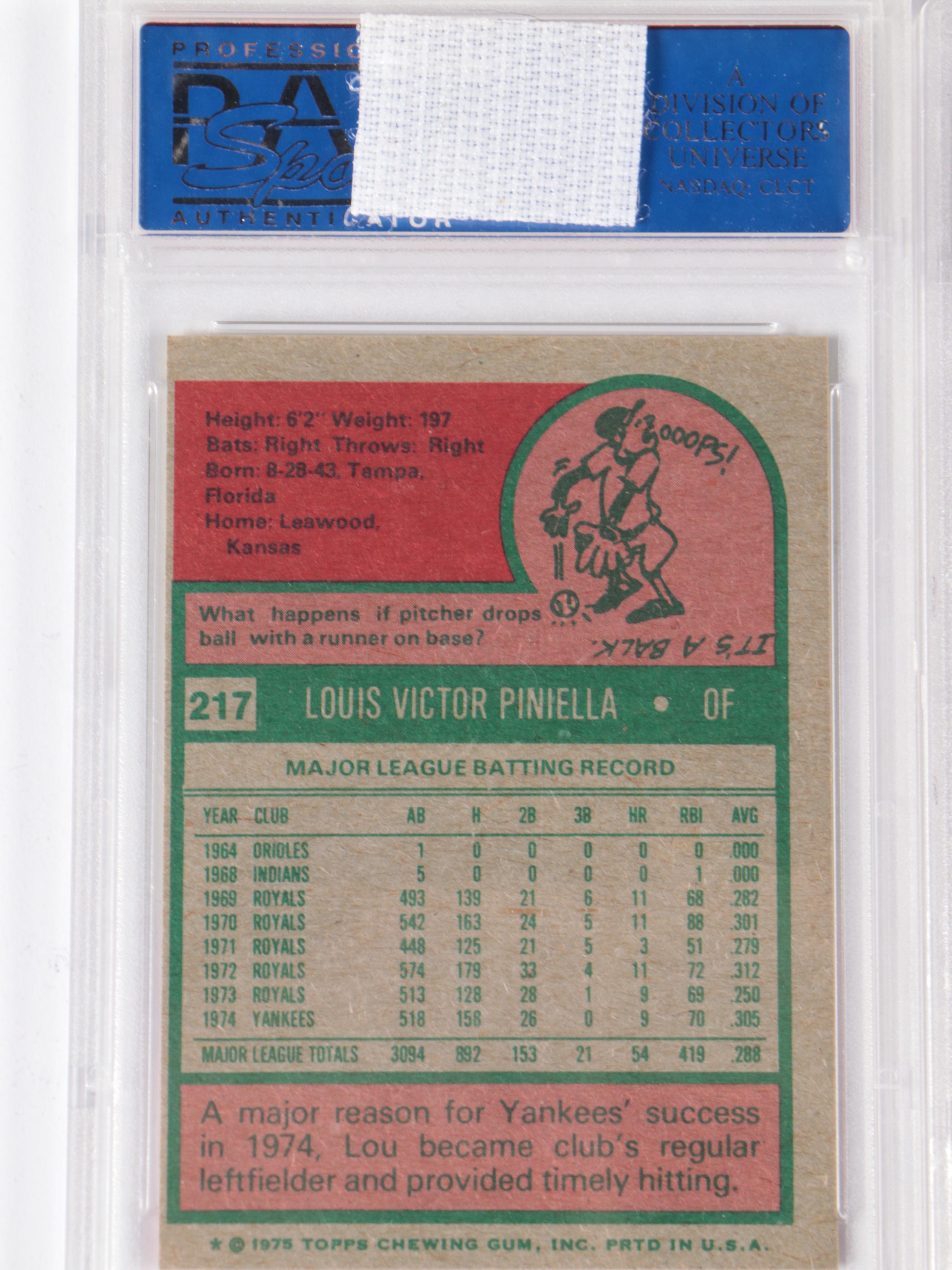 Willie Mays, Frank Robinson, and More Graded Baseball Cards, 1970s-1980s