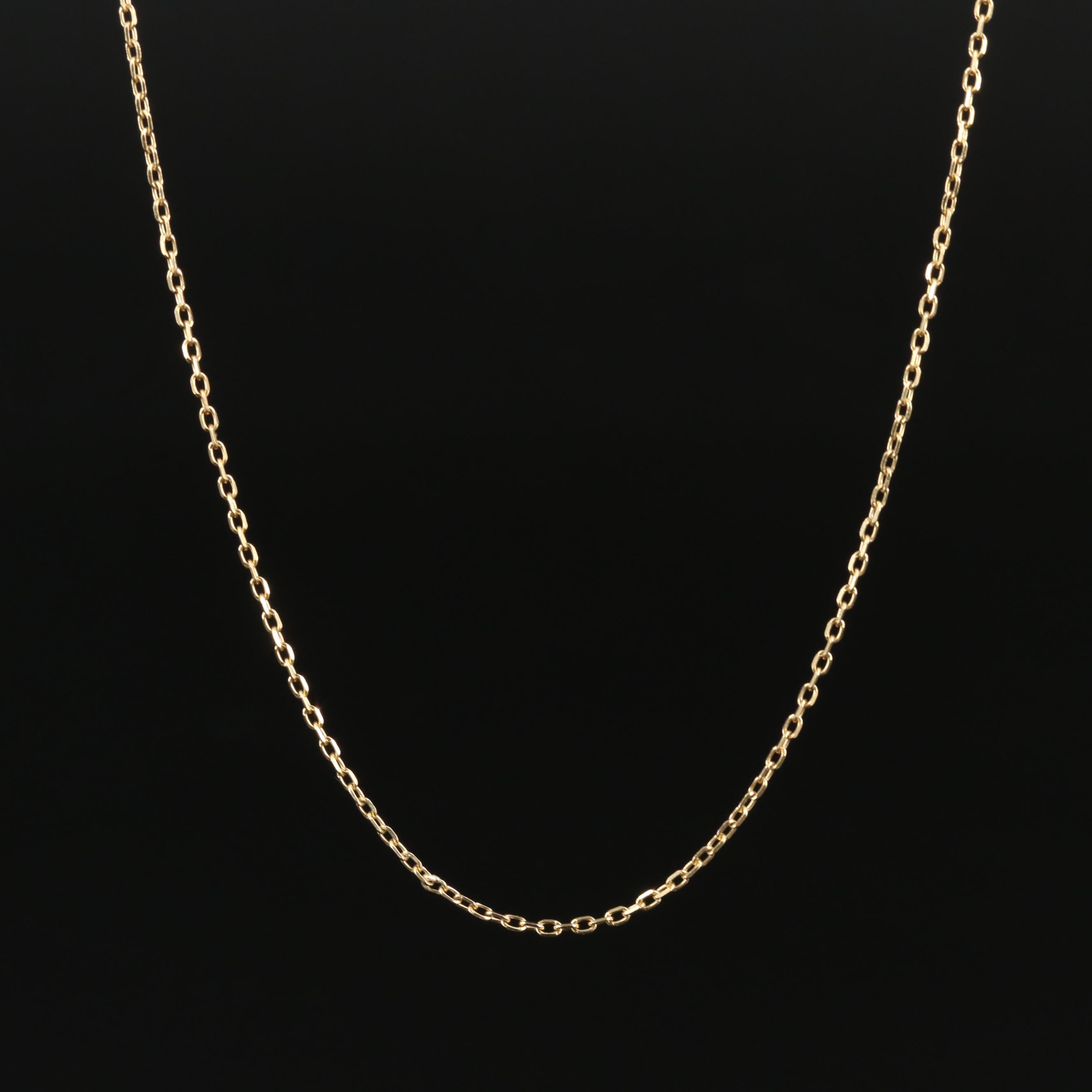 18K Chain Necklace