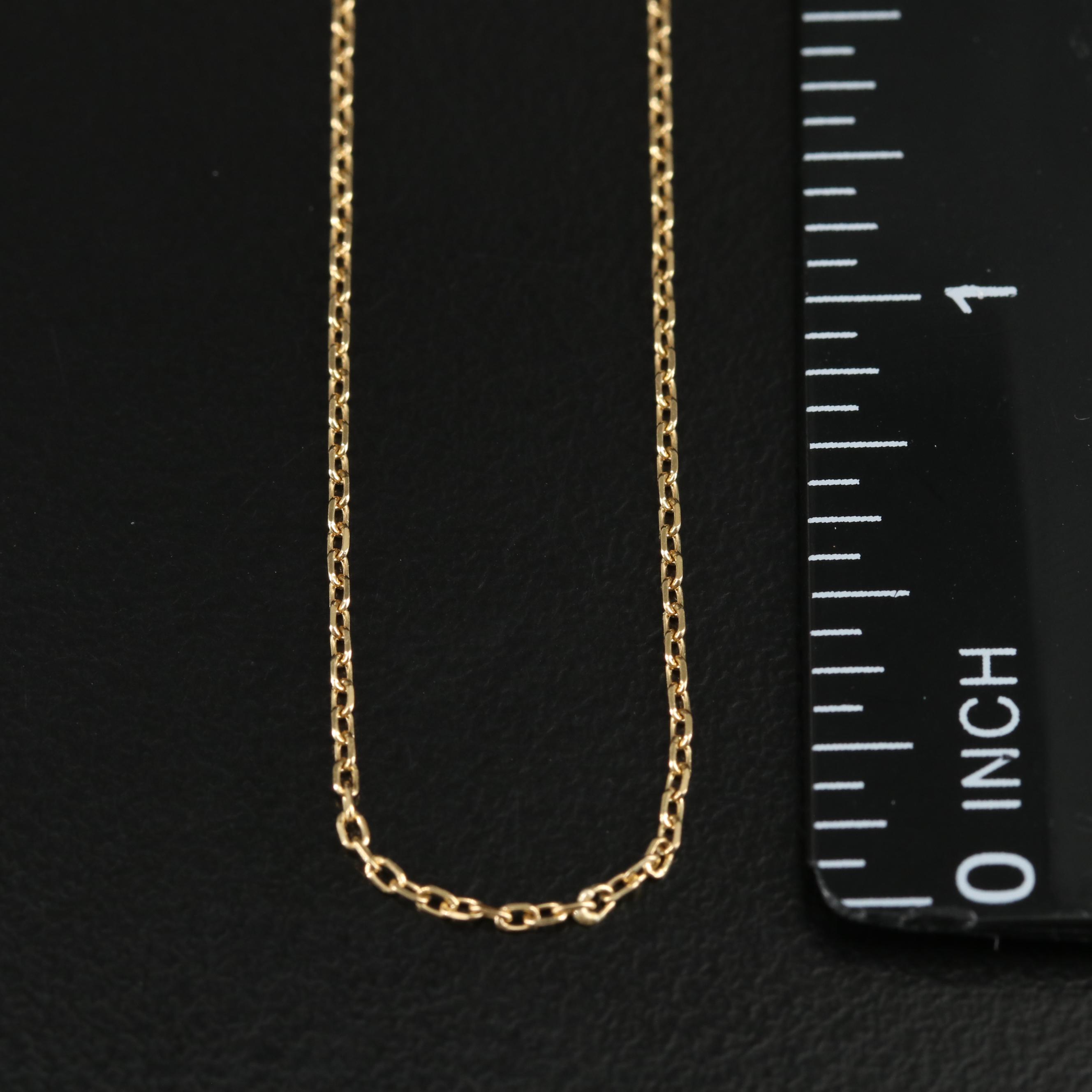 18K Chain Necklace