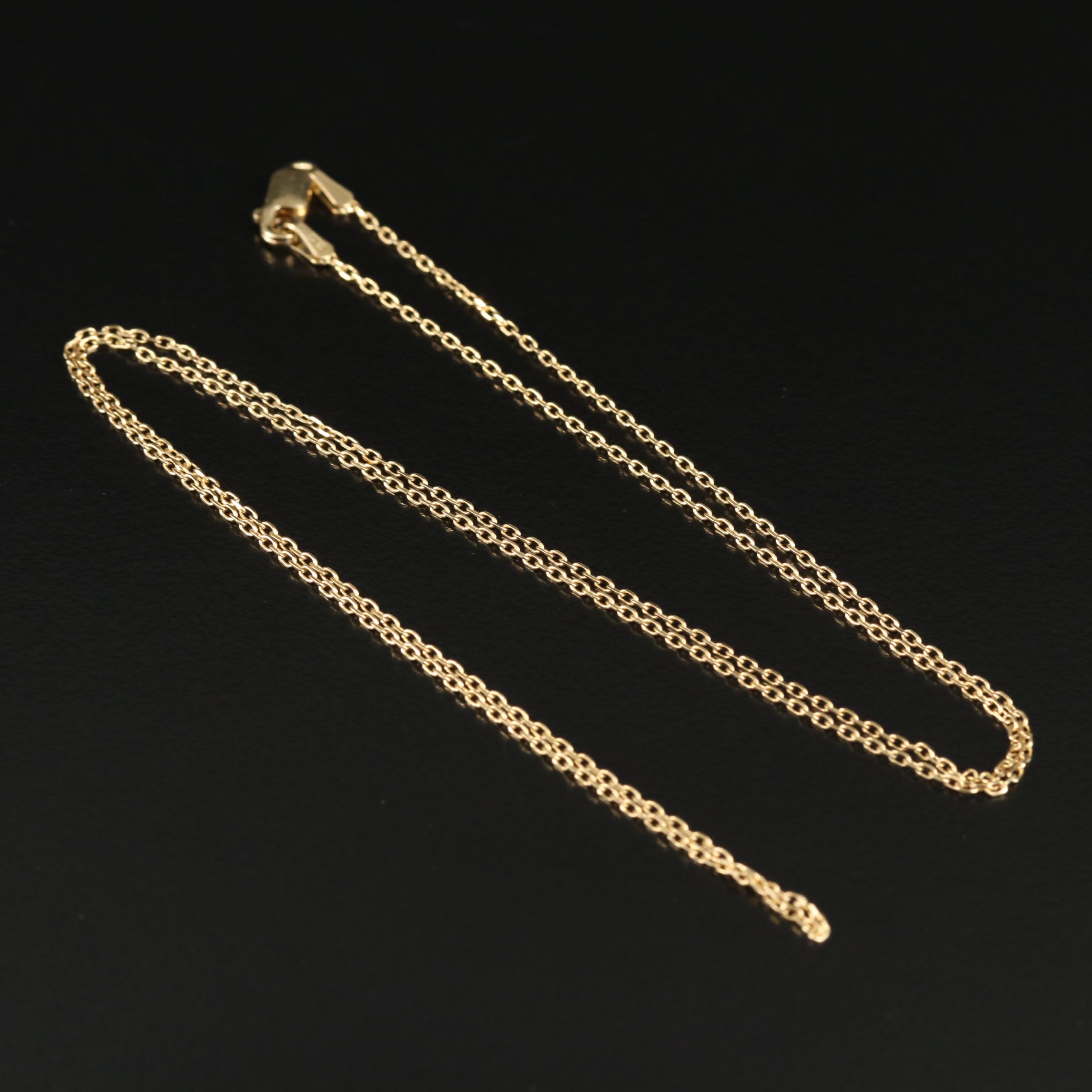 18K Chain Necklace
