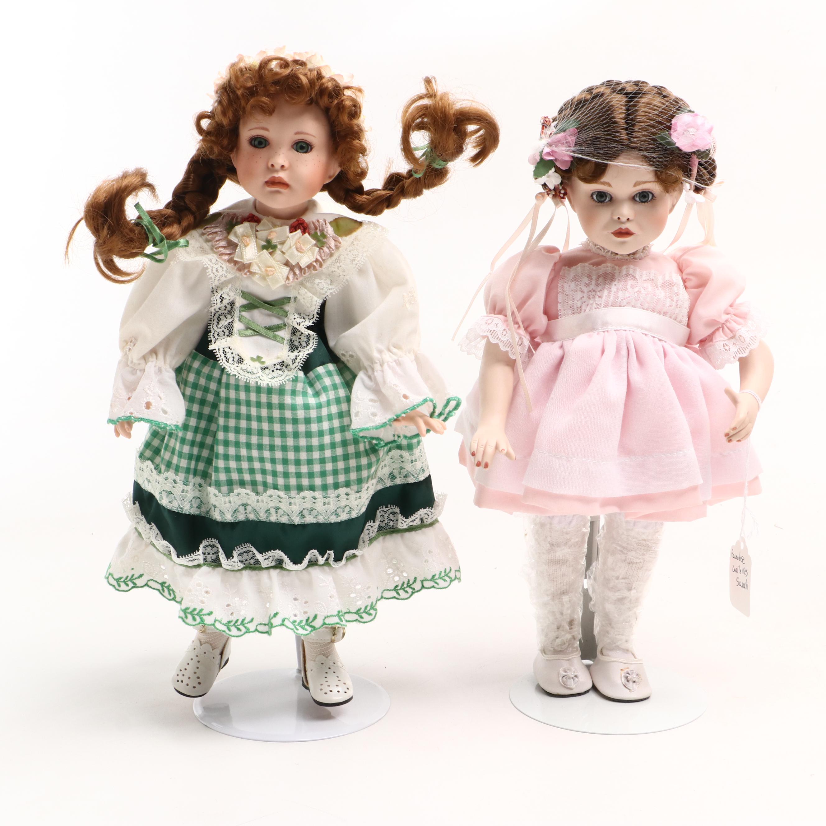Treasury Collection and Laylie Colbert Porcelain Dolls