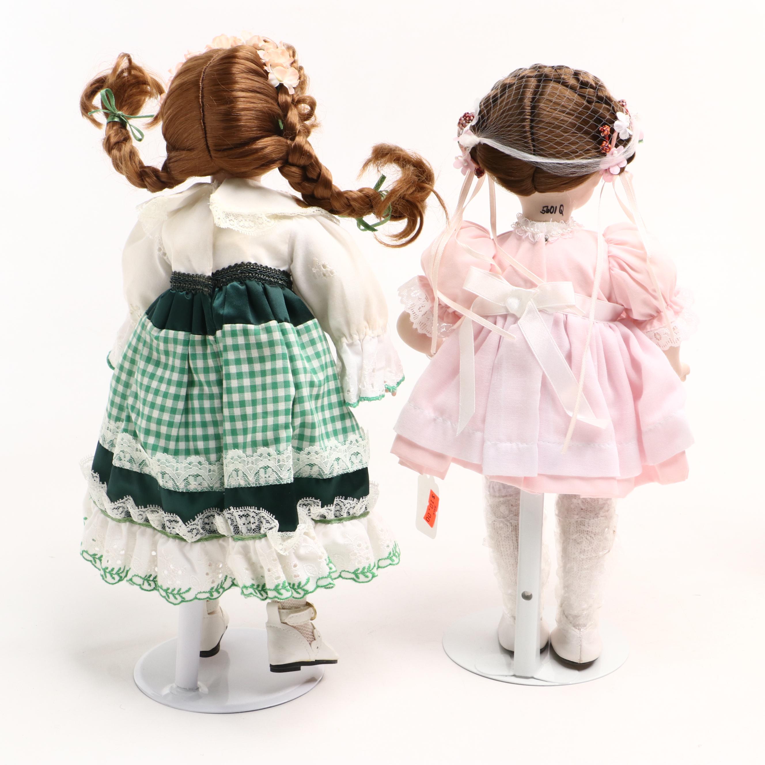 Treasury Collection and Laylie Colbert Porcelain Dolls