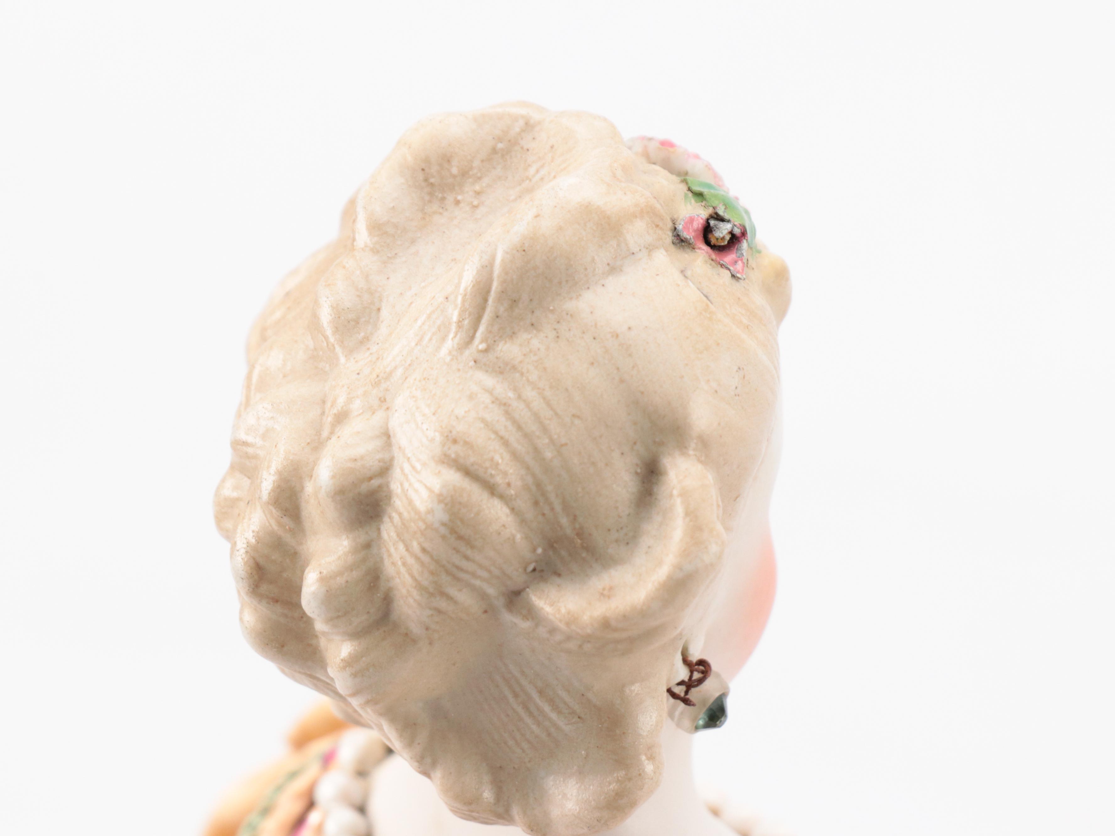 German Glass Eyed and Other Molded  Hair Parian Lady Dolls with Cloth Bodies