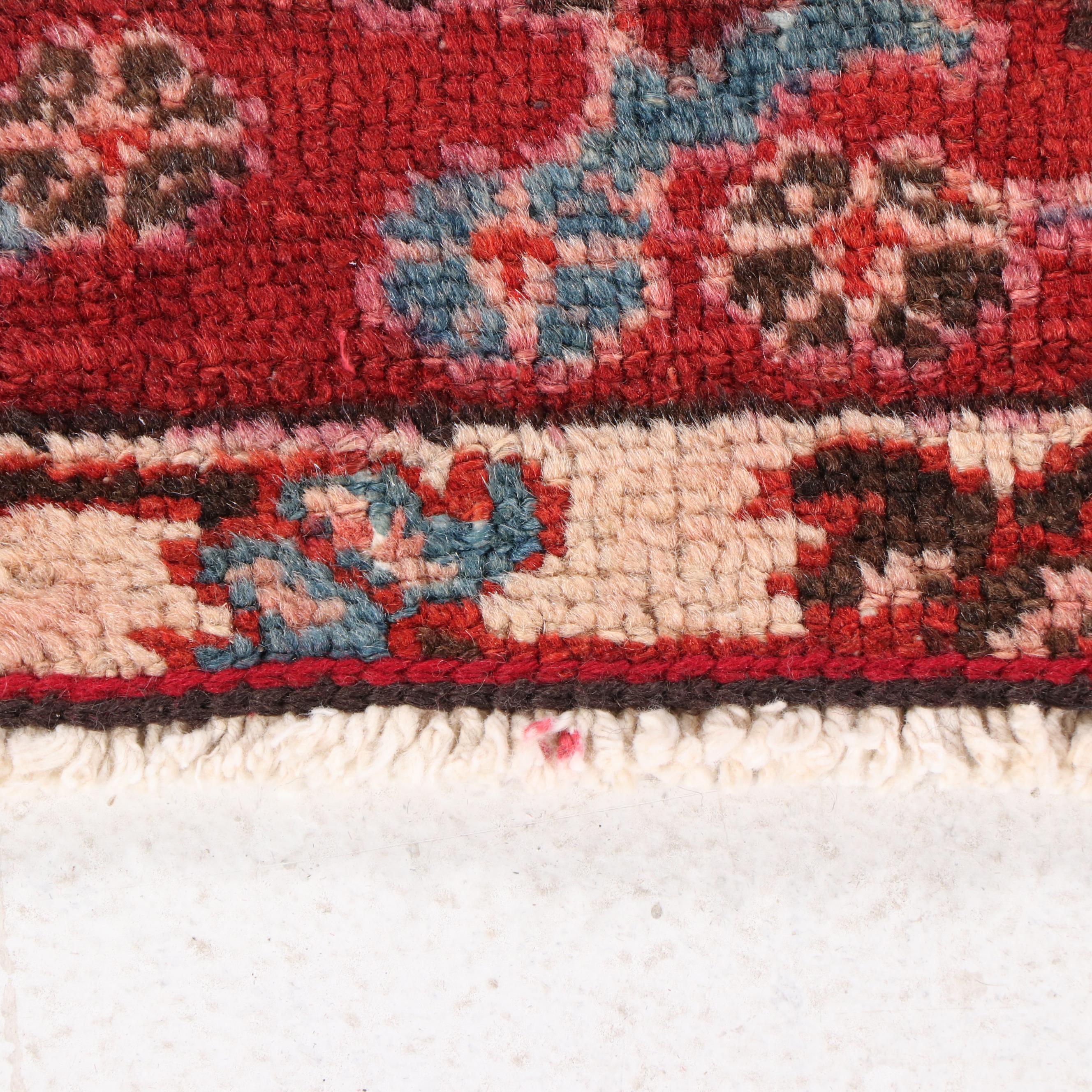 4'9 x 5'9 Hand-Knotted Persian Lamberan Area Rug