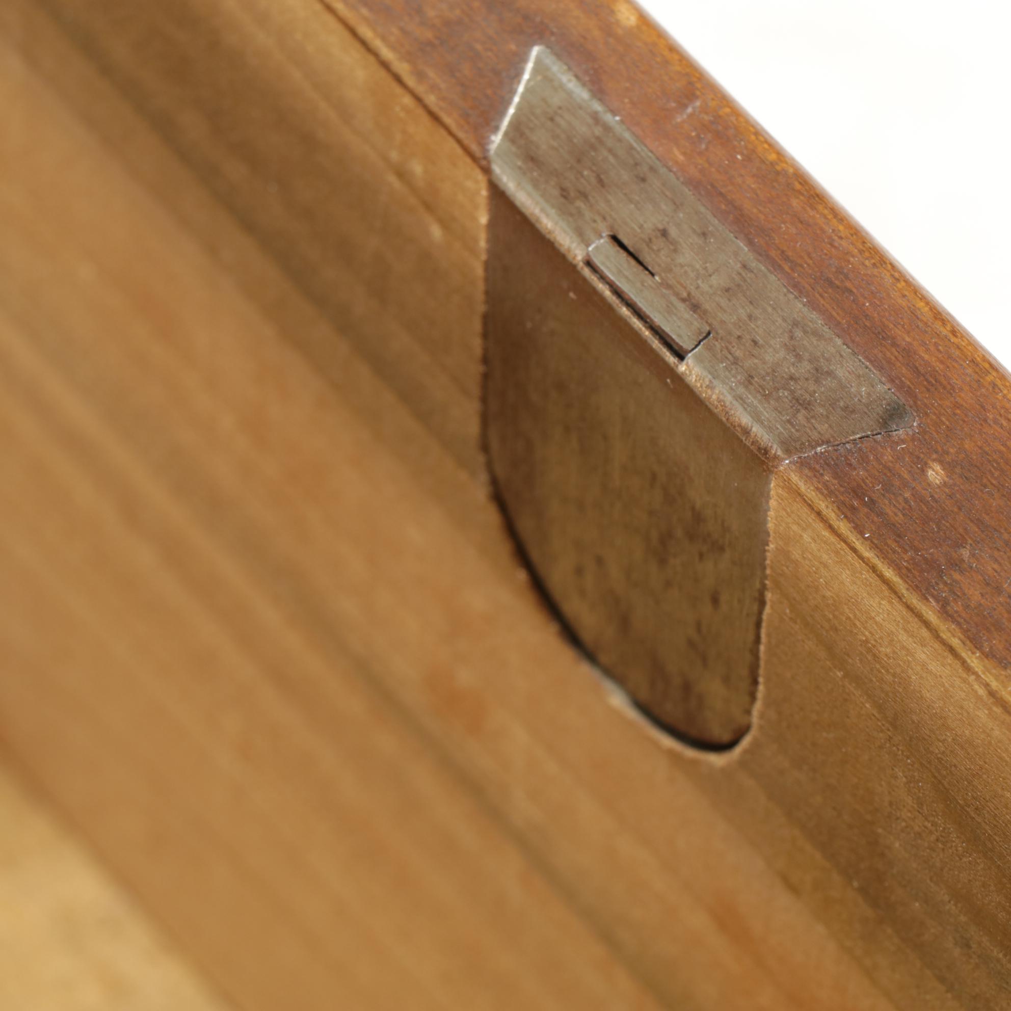 Late Victorian Hardwood and Rouge Marble Chest of Drawers