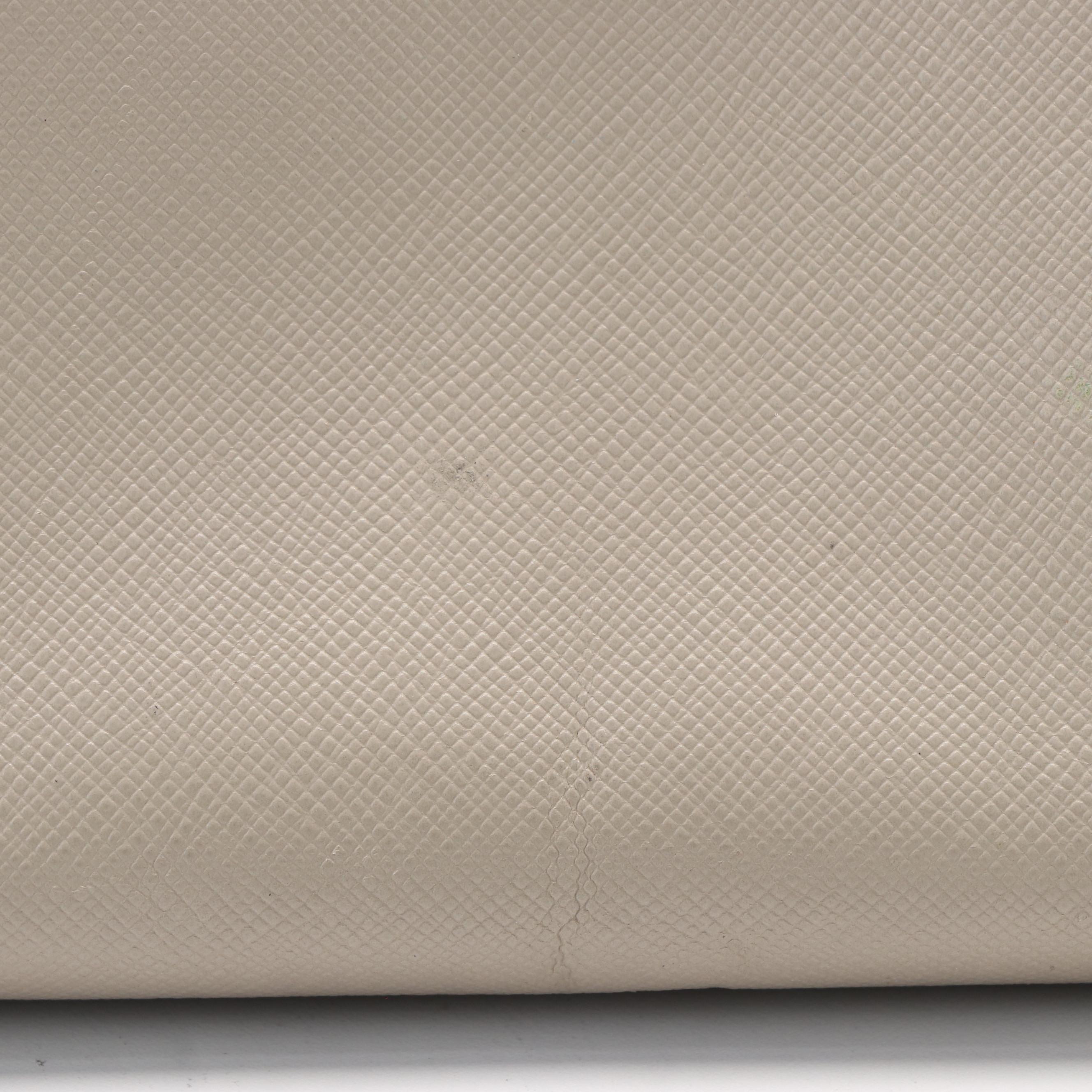Prada Handbag in Pomice Saffiano Lux Leather