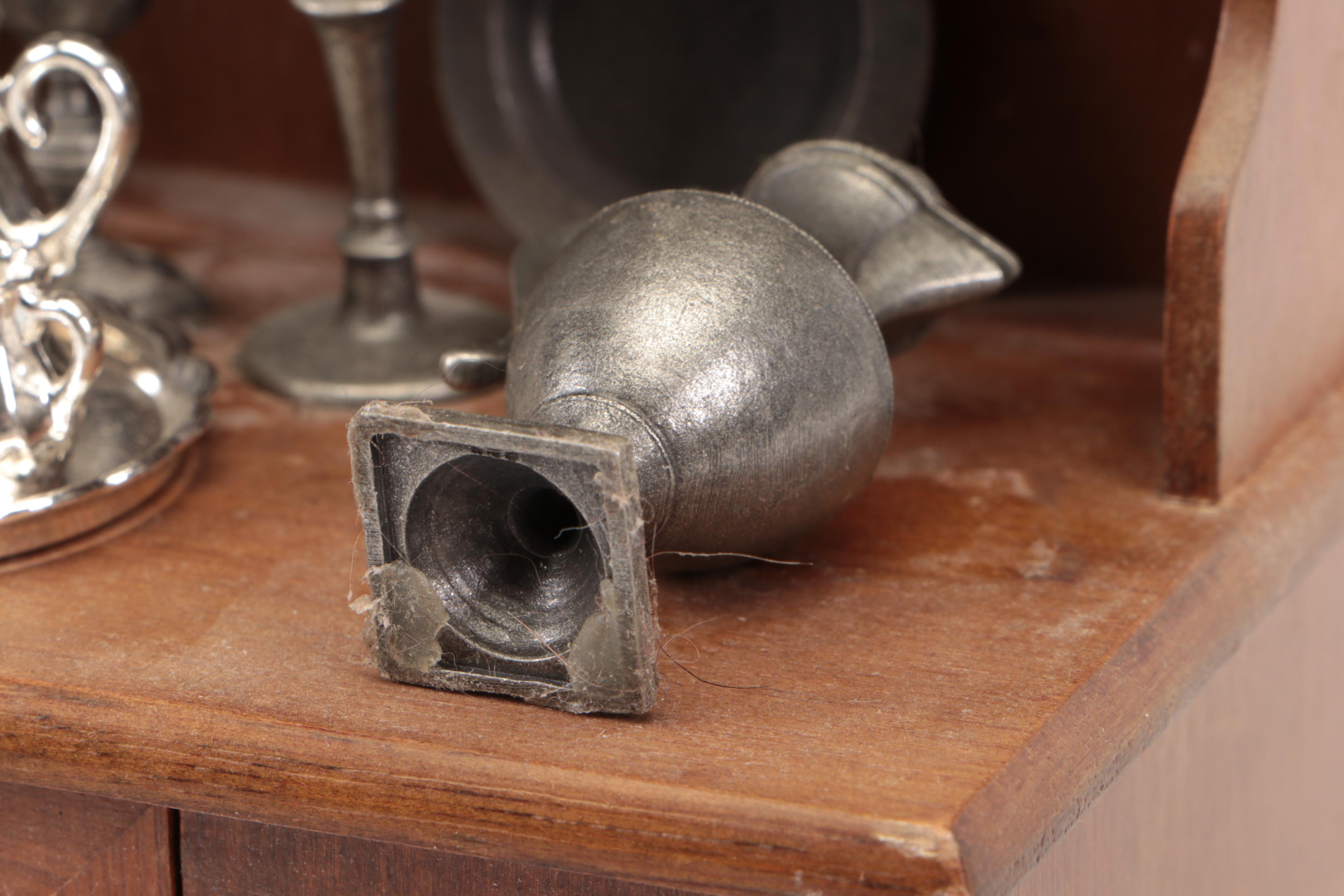 Franklin Mint "Colonial American Pewter Miniatures Collection" Complete Set