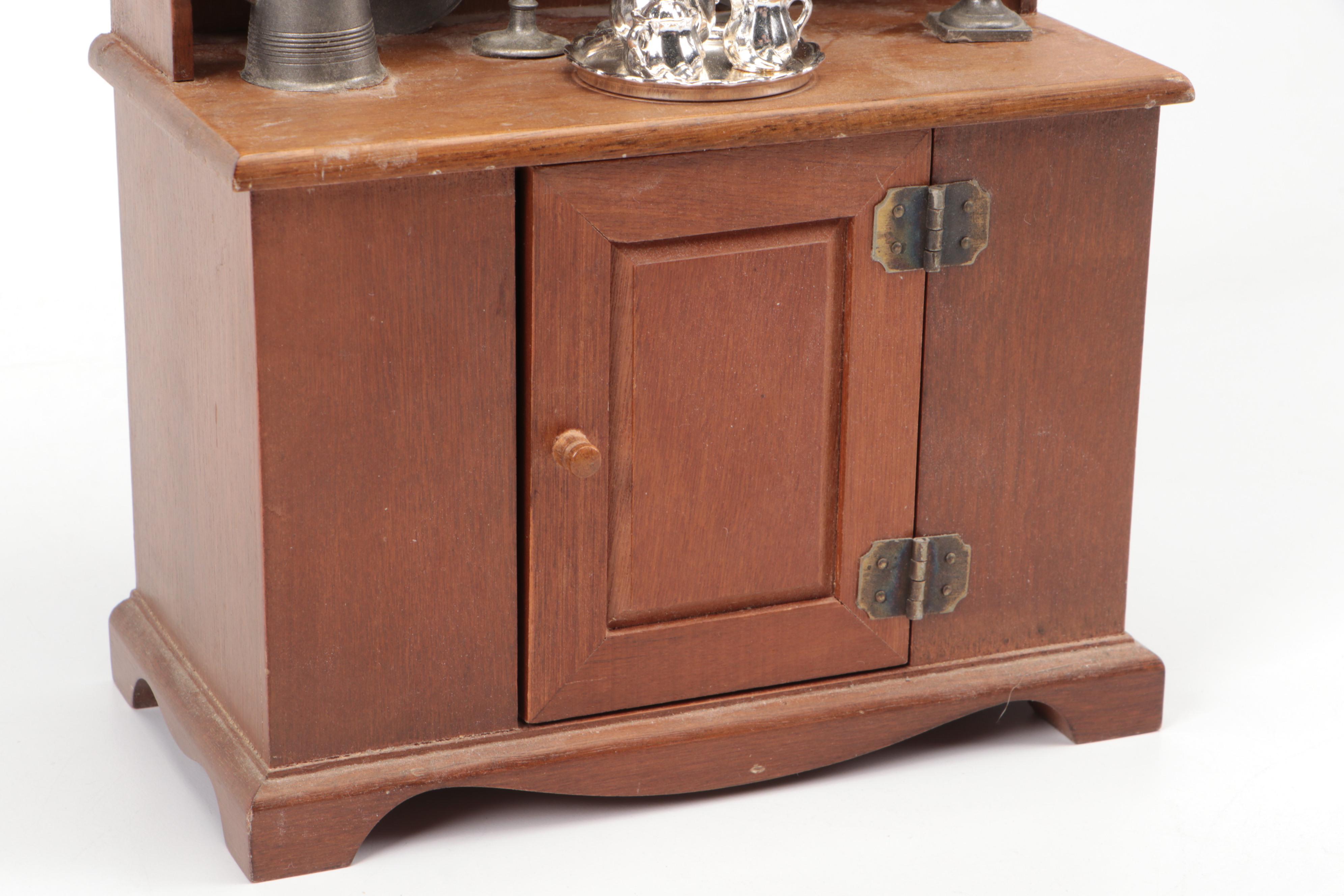 Franklin Mint "Colonial American Pewter Miniatures Collection" Complete Set