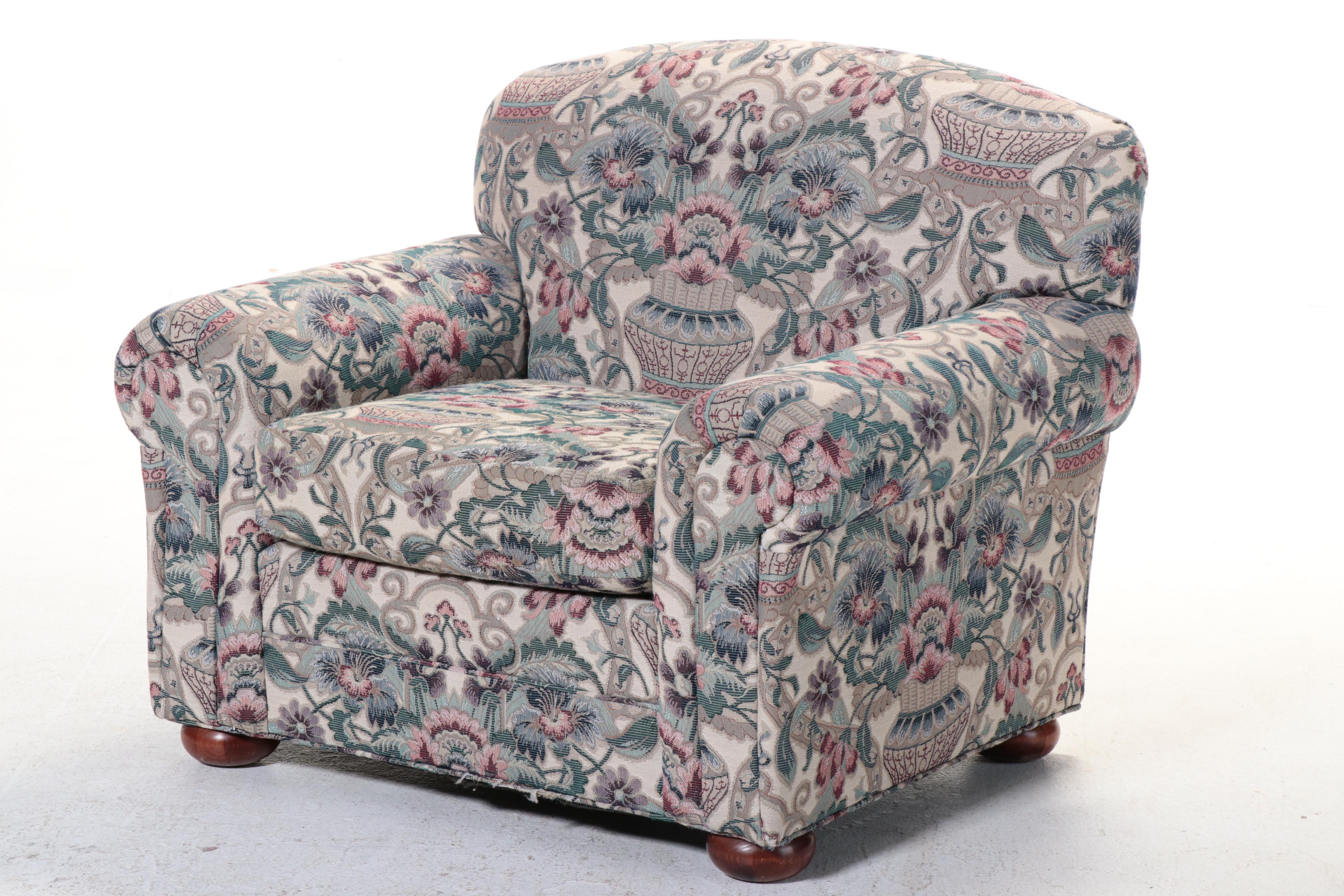 Fashion House Furniture ChinoiserieUpholstered Easy Armchair with