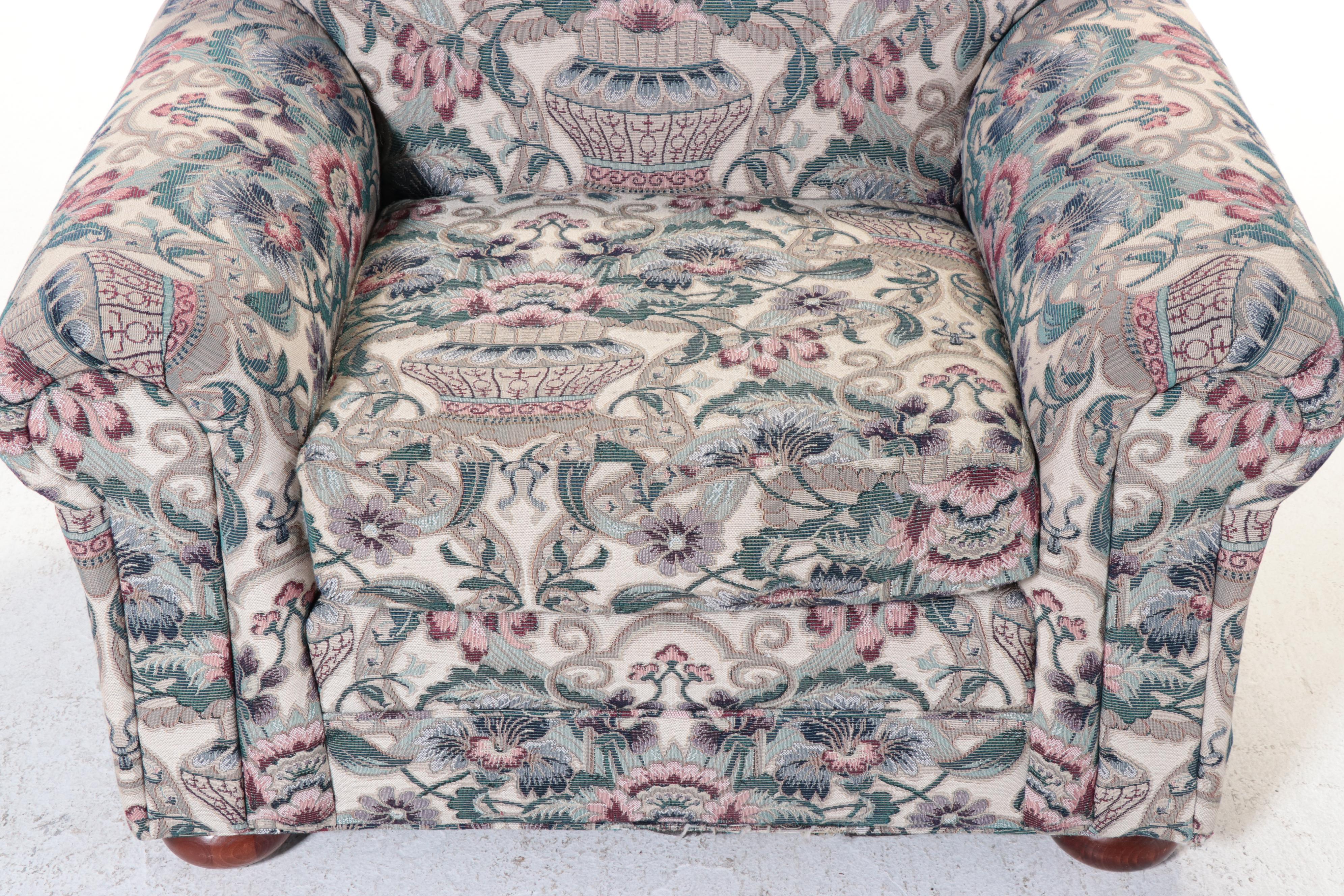 Fashion House Furniture ChinoiserieUpholstered Easy Armchair with