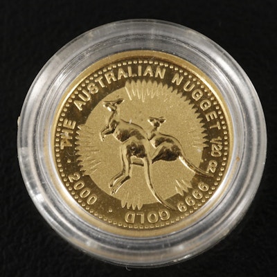2000P Australia $5 Gold Kangaroo Coin