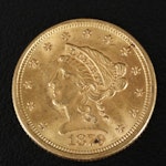 1879 Liberty Head $2 1/2 Gold Coin
