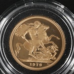 1979 British Gold Sovereign Proof Coin