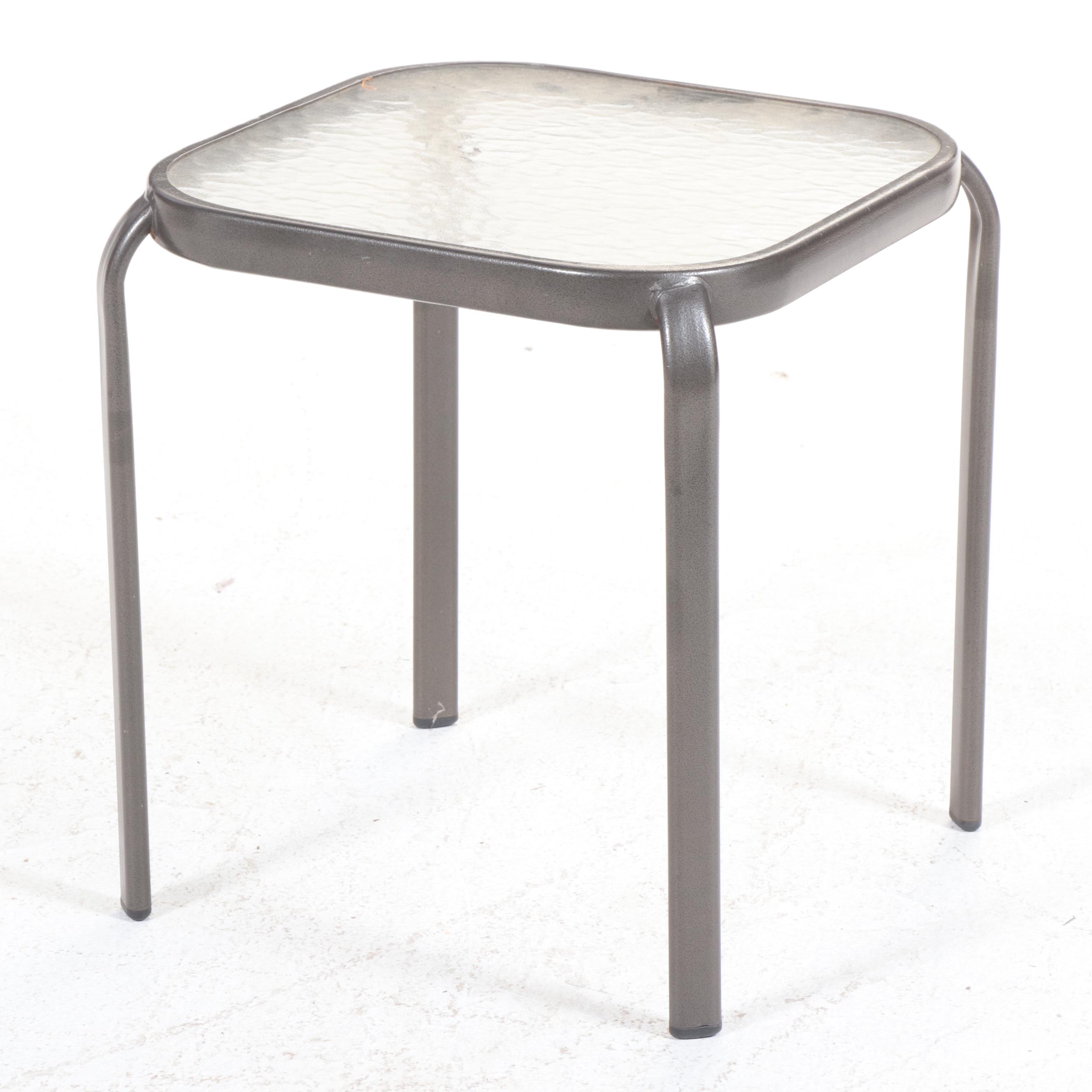 Brown Jordan Metal and Mesh Patio Armchairs, Footstools and More