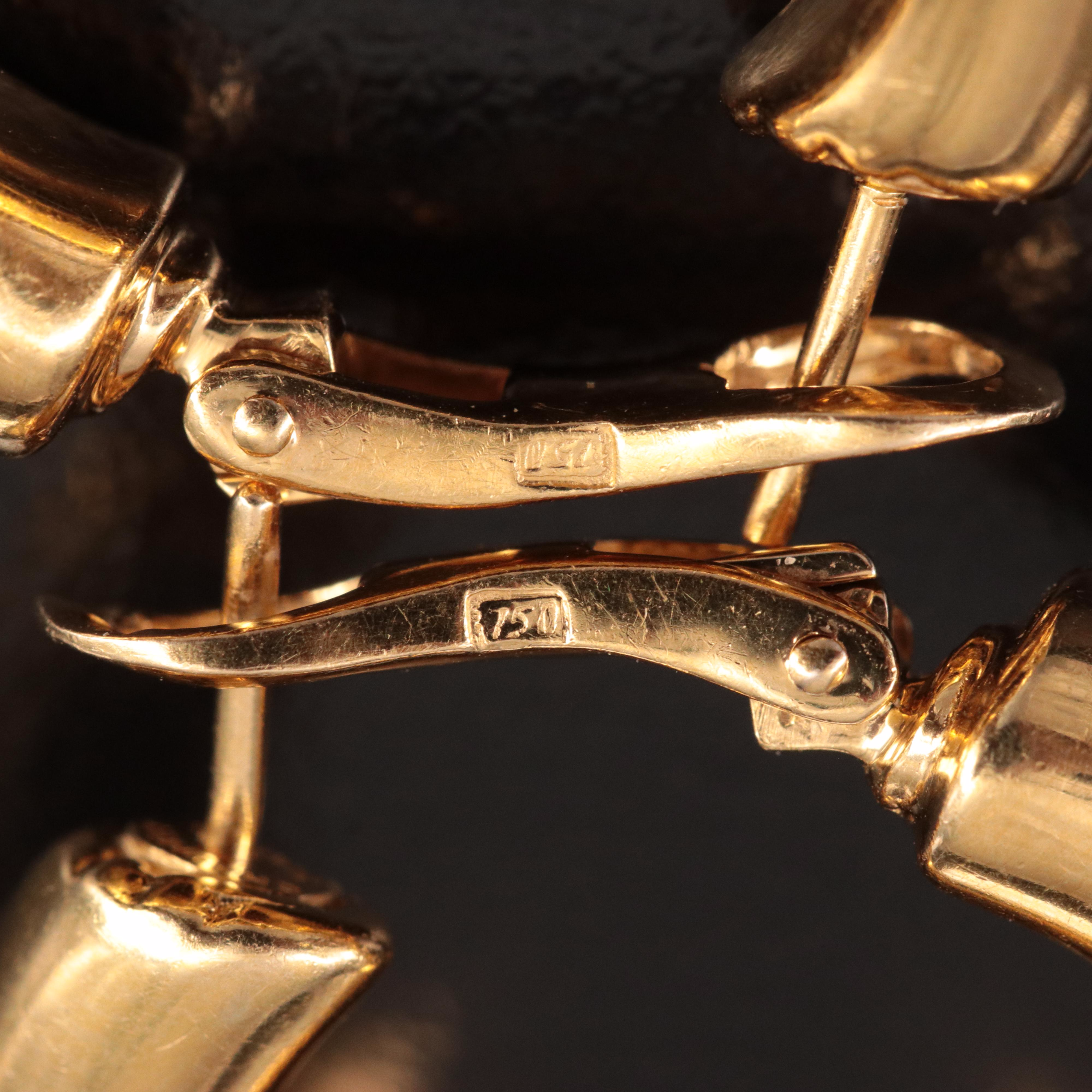 Chaumet 18K Hoop Earrings