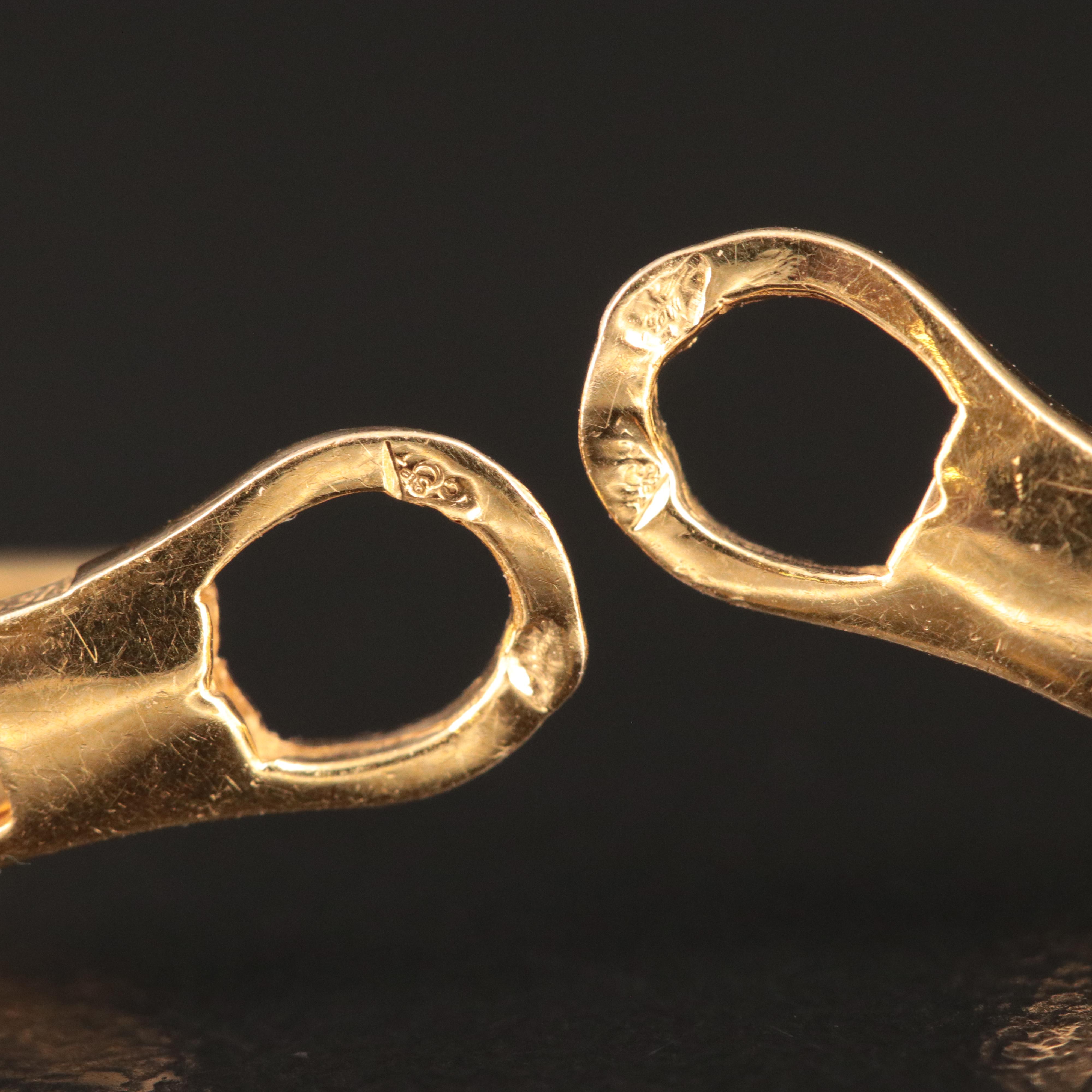 Chaumet 18K Hoop Earrings