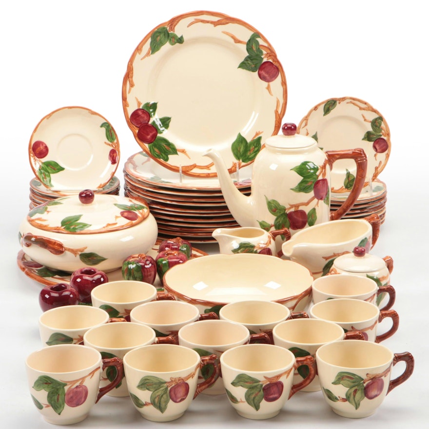 Franciscan Ceramic "Apple" Dinnerware and Table Accessories, 1940-1984