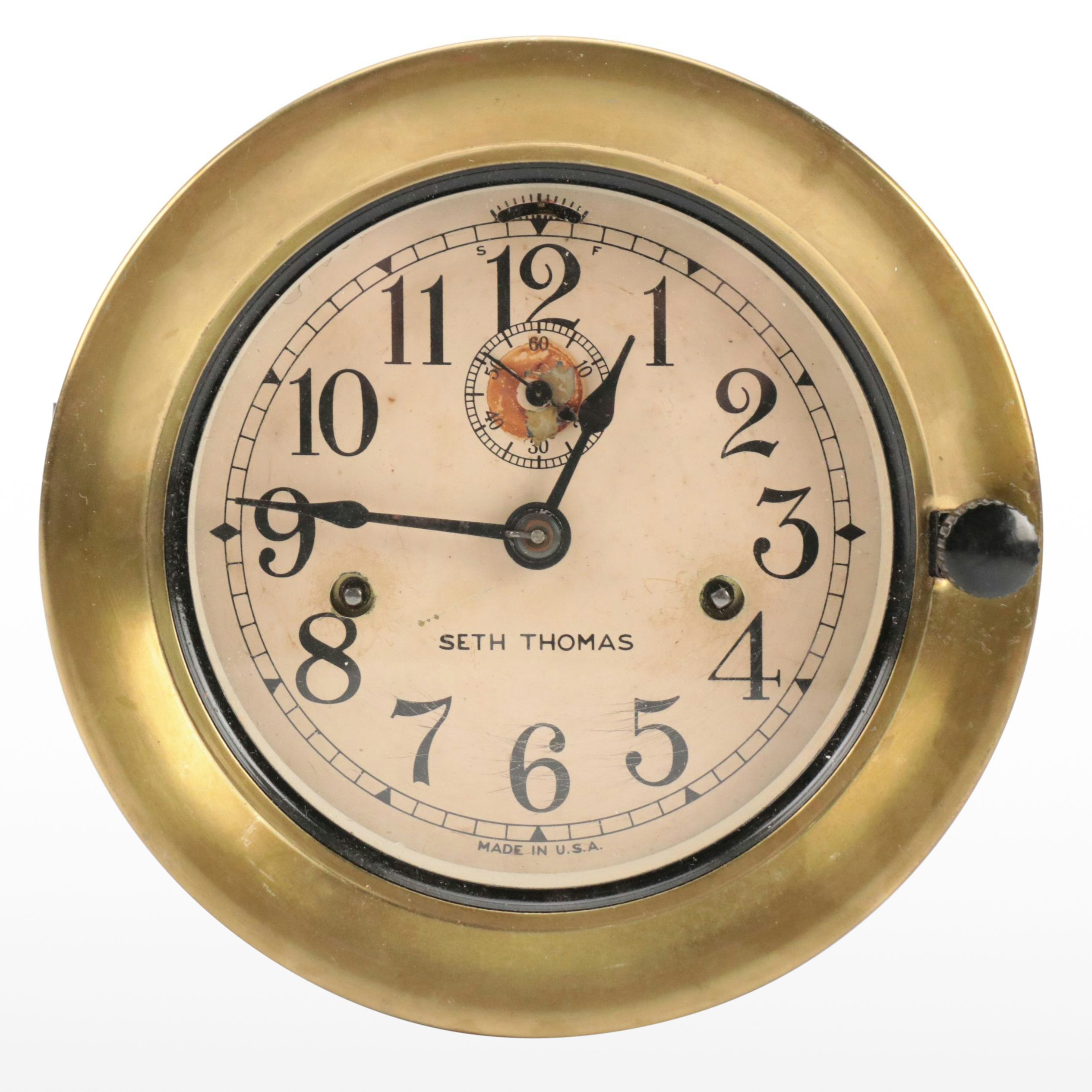 Seth Thomas Nautical Wall Clock, Early to Mid-20th Century