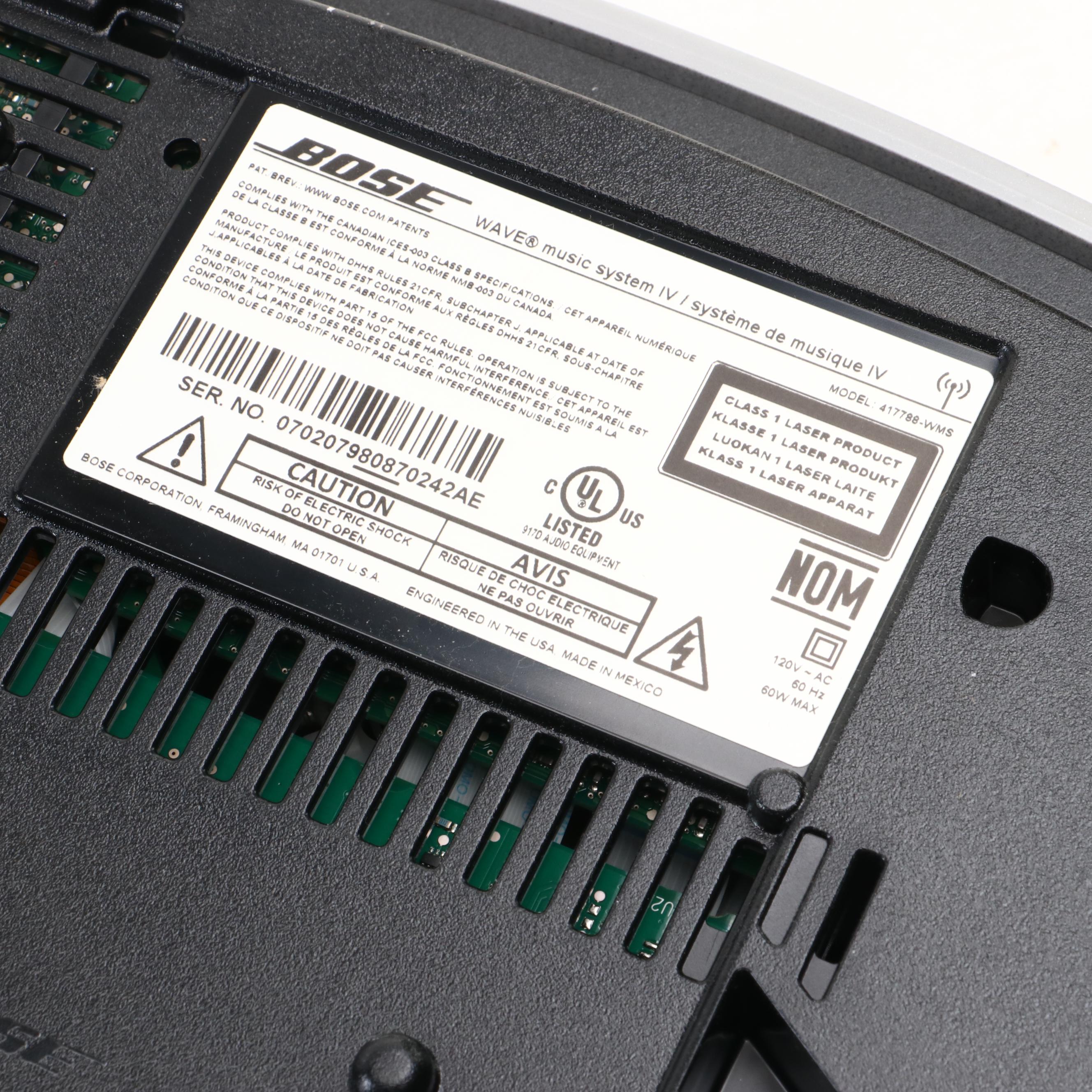 Bose Wave Music System IV