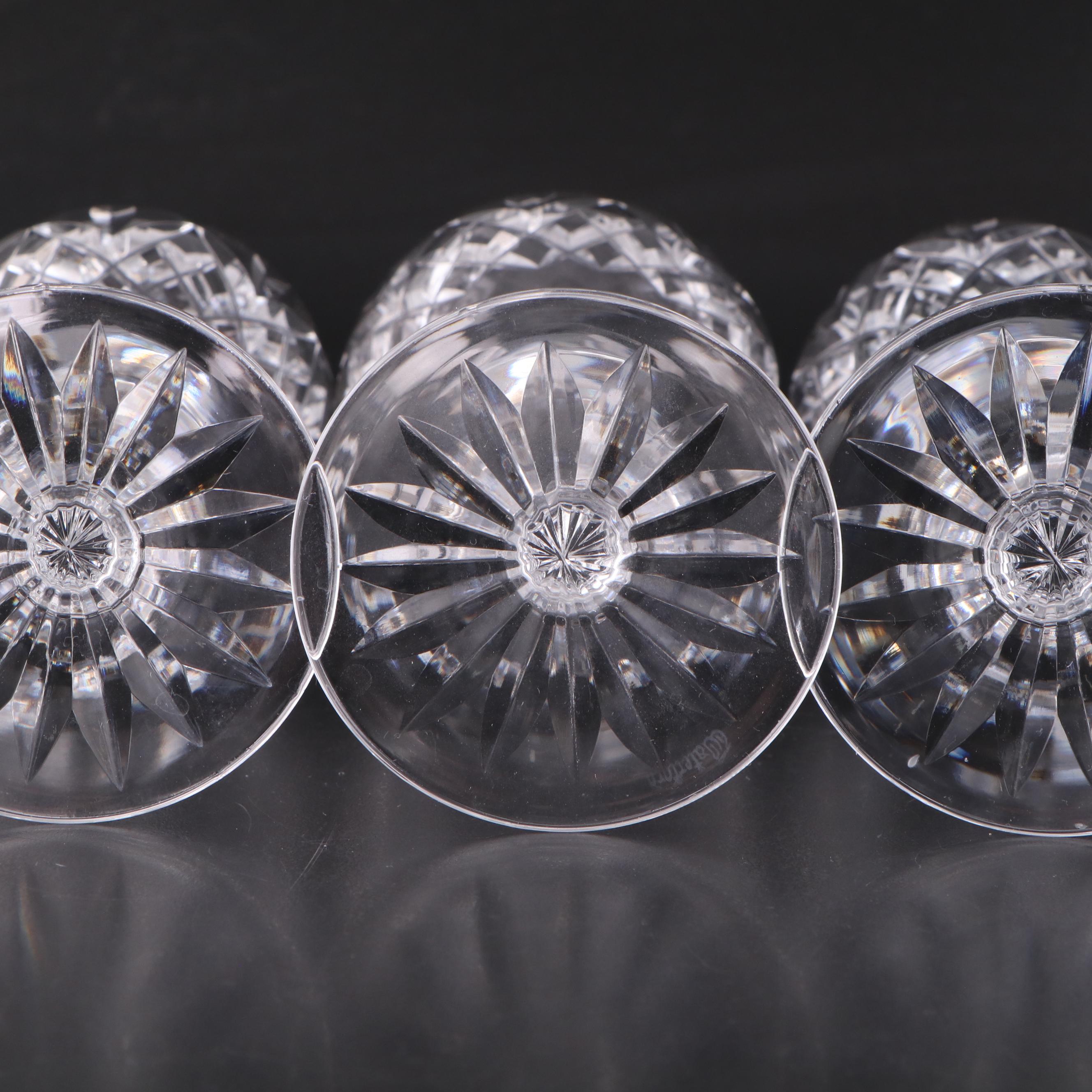Waterford "Lismore" Crystal Hock Wine Glasses