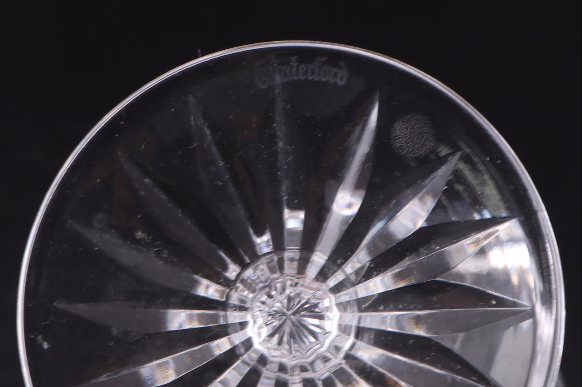 Waterford "Lismore" Crystal Hock Wine Glasses