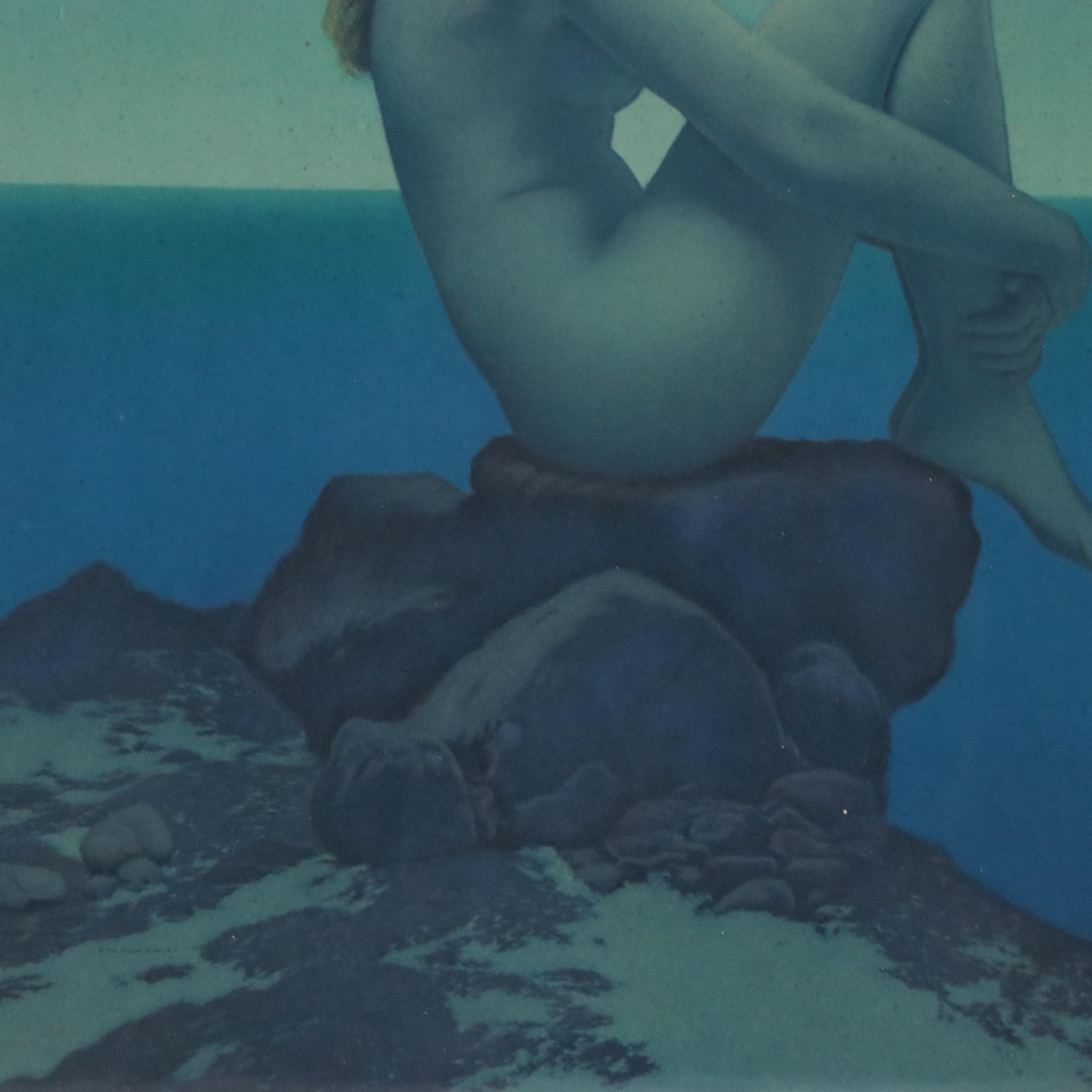 Chromolithograph After Maxfield Parrish "Stars"