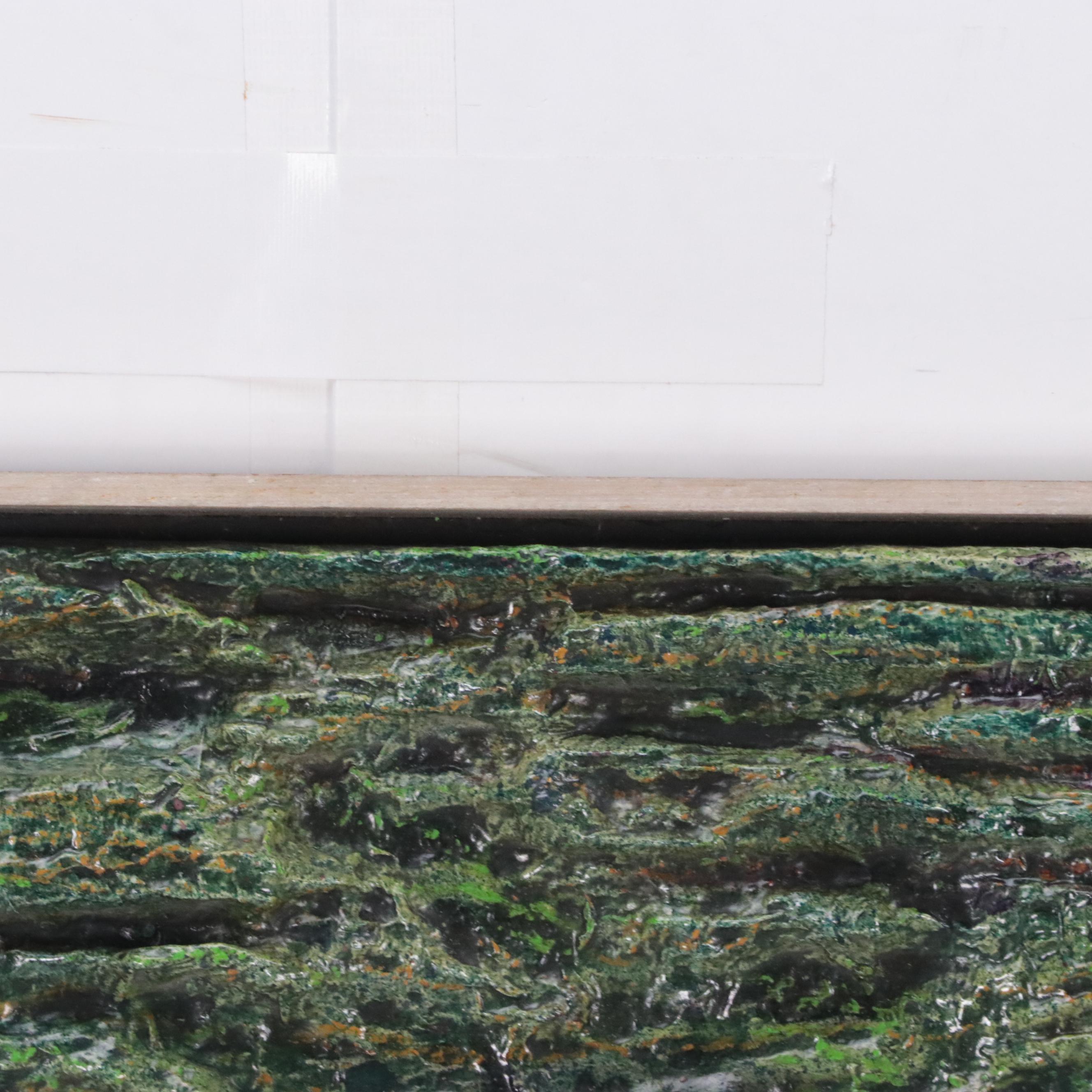 Brother Joseph Barrish Abstract Relief Sculpture "1:3," Mid to Late 20th Century