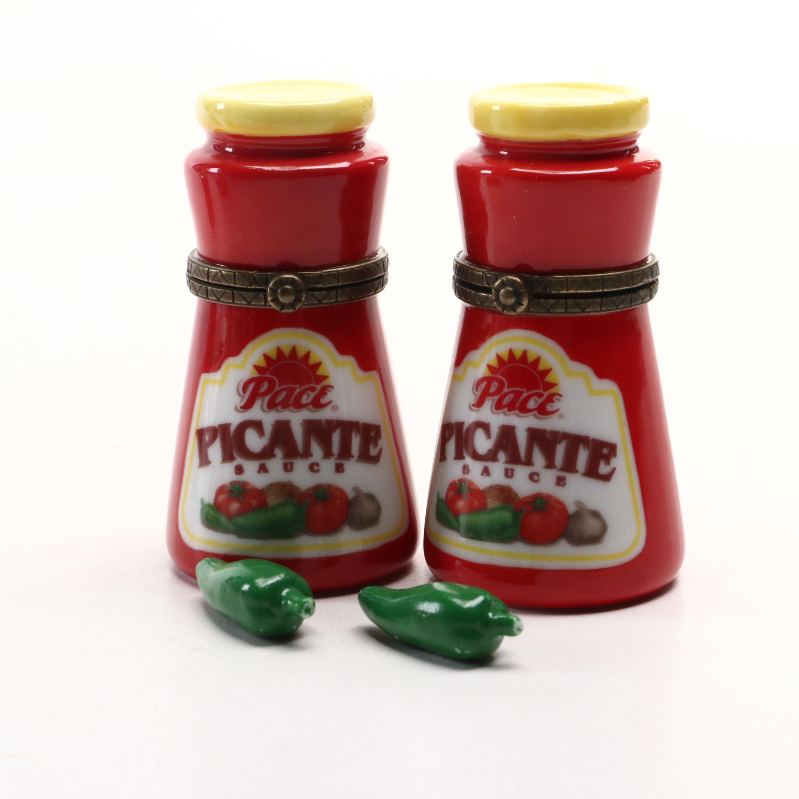 PHB Advertising Food Brands Porcelain Hinged Boxes and Others