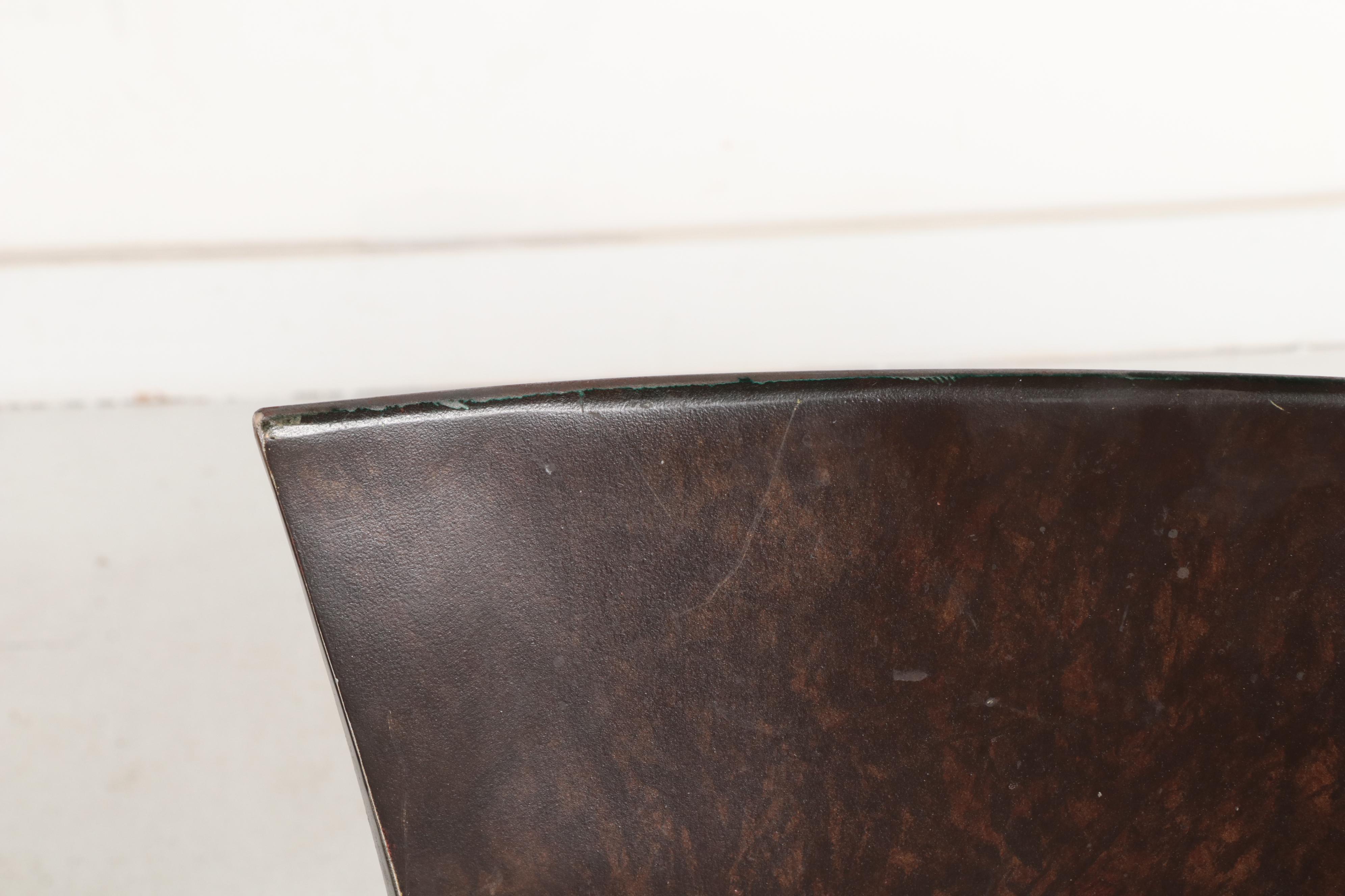 Kessler Industries Metal and Glass Table, Upholstered Armchairs and Stools