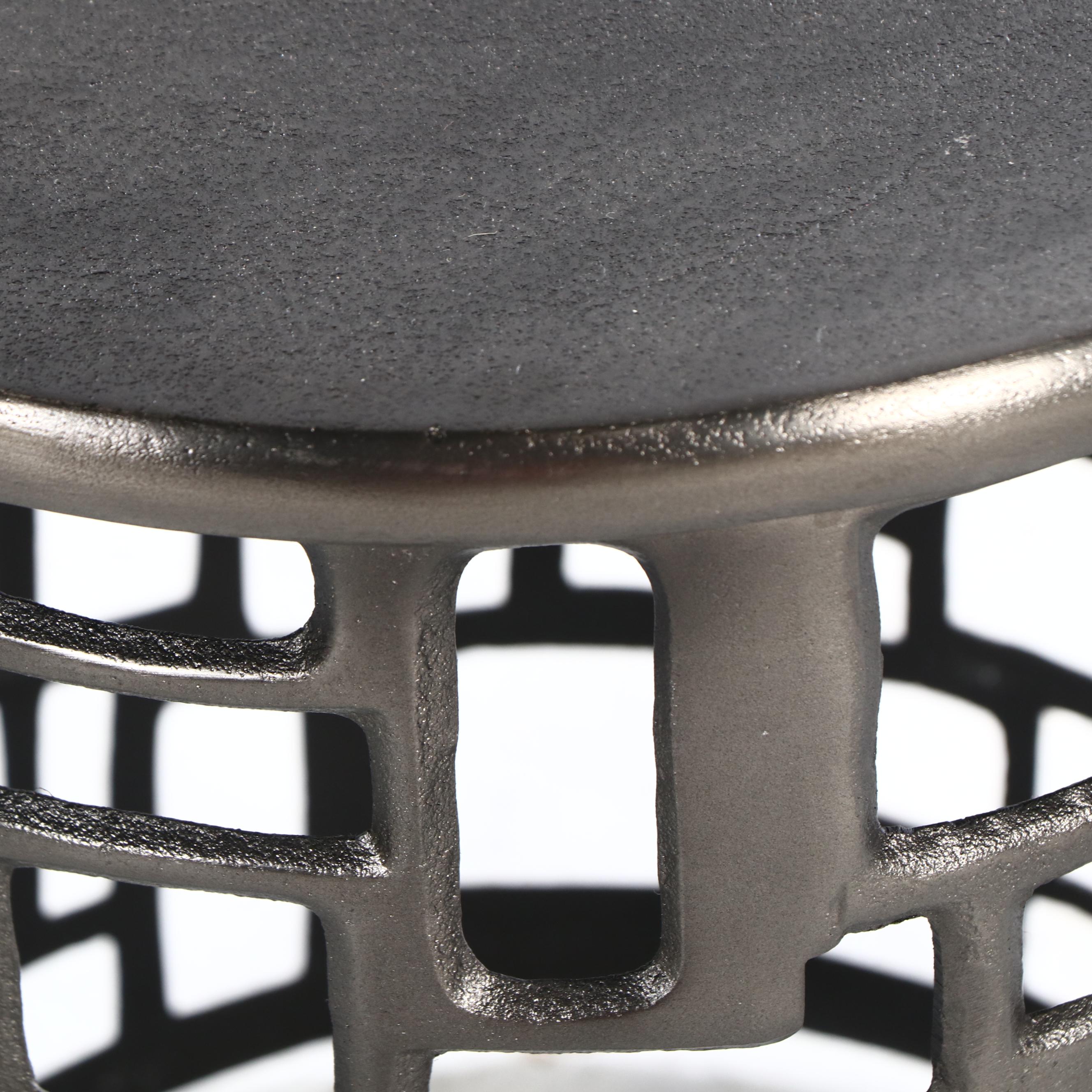 Currey and Company "Wasi" Modern Metal Side Table