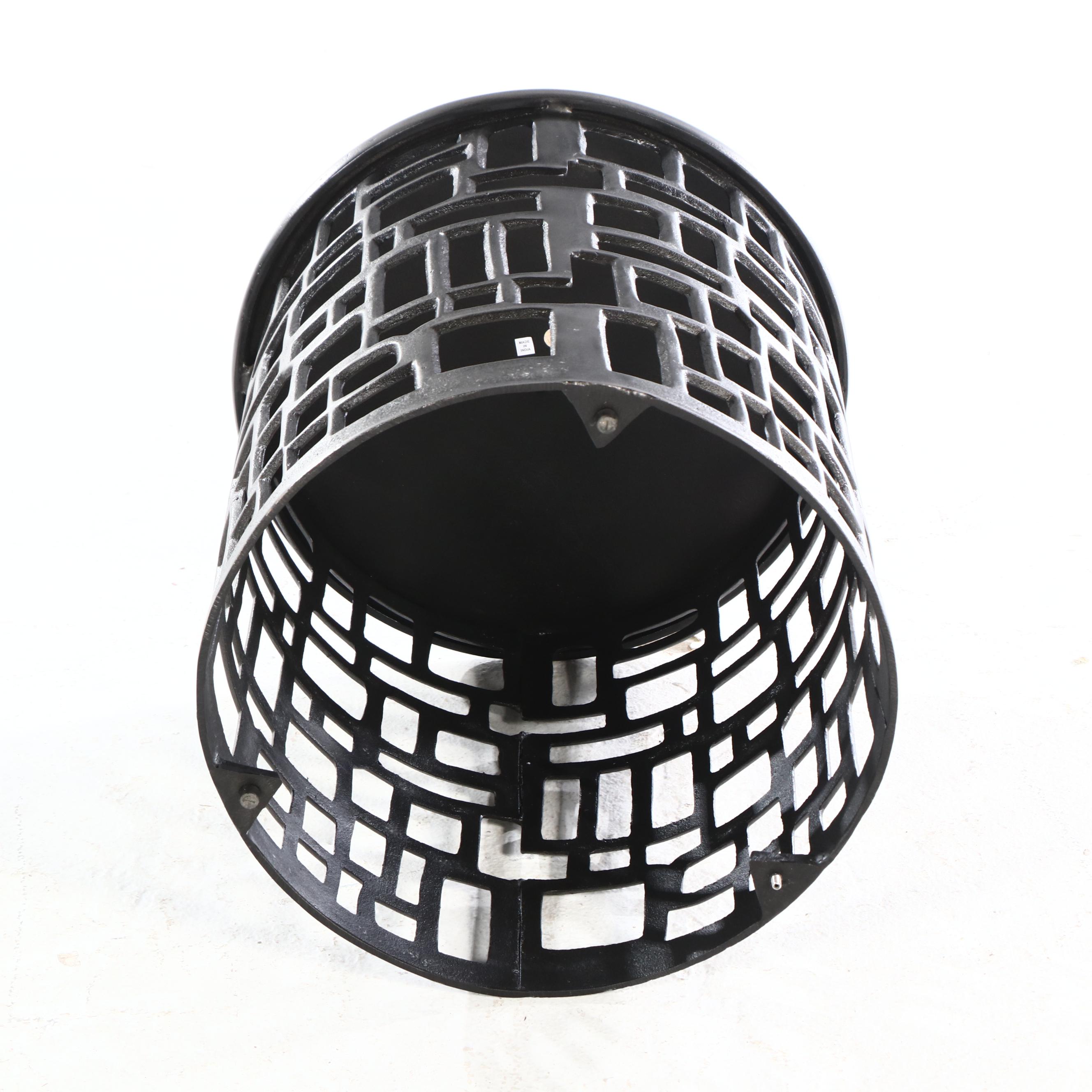 Currey and Company "Wasi" Modern Metal Side Table