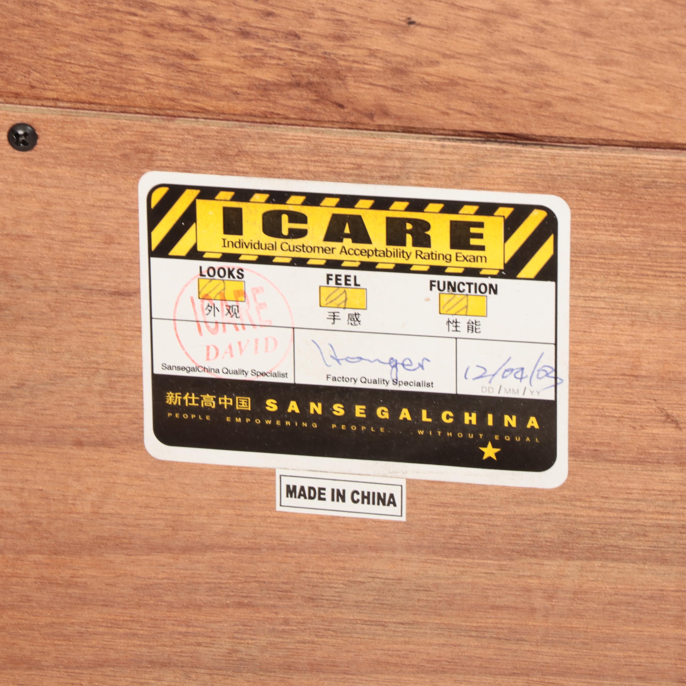 French Provincial Style Marble Top Hardwood Cabinet