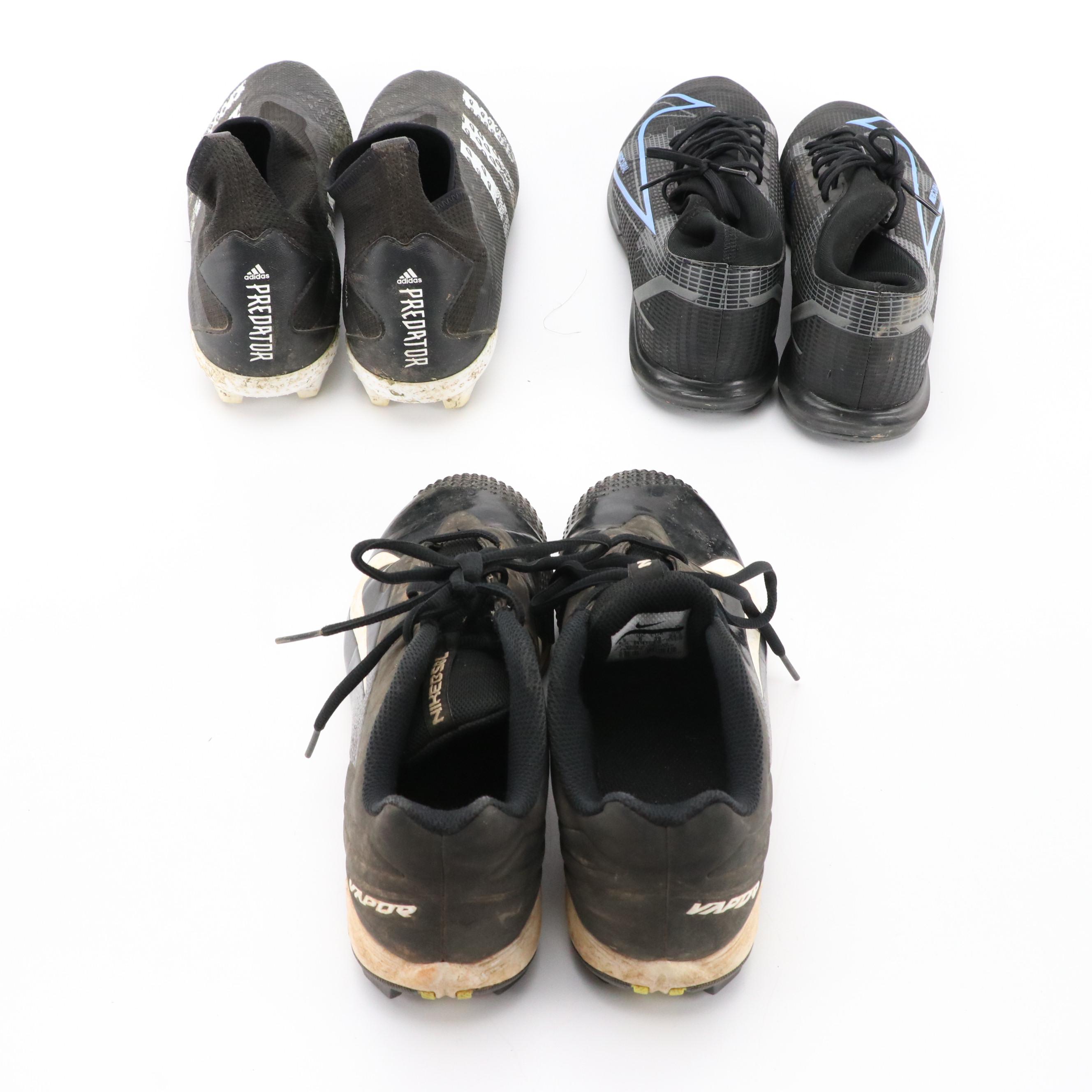 Adidas Predator Freak Laceless Soccer Cleats, Nike Vapor Baseball Cleats, More