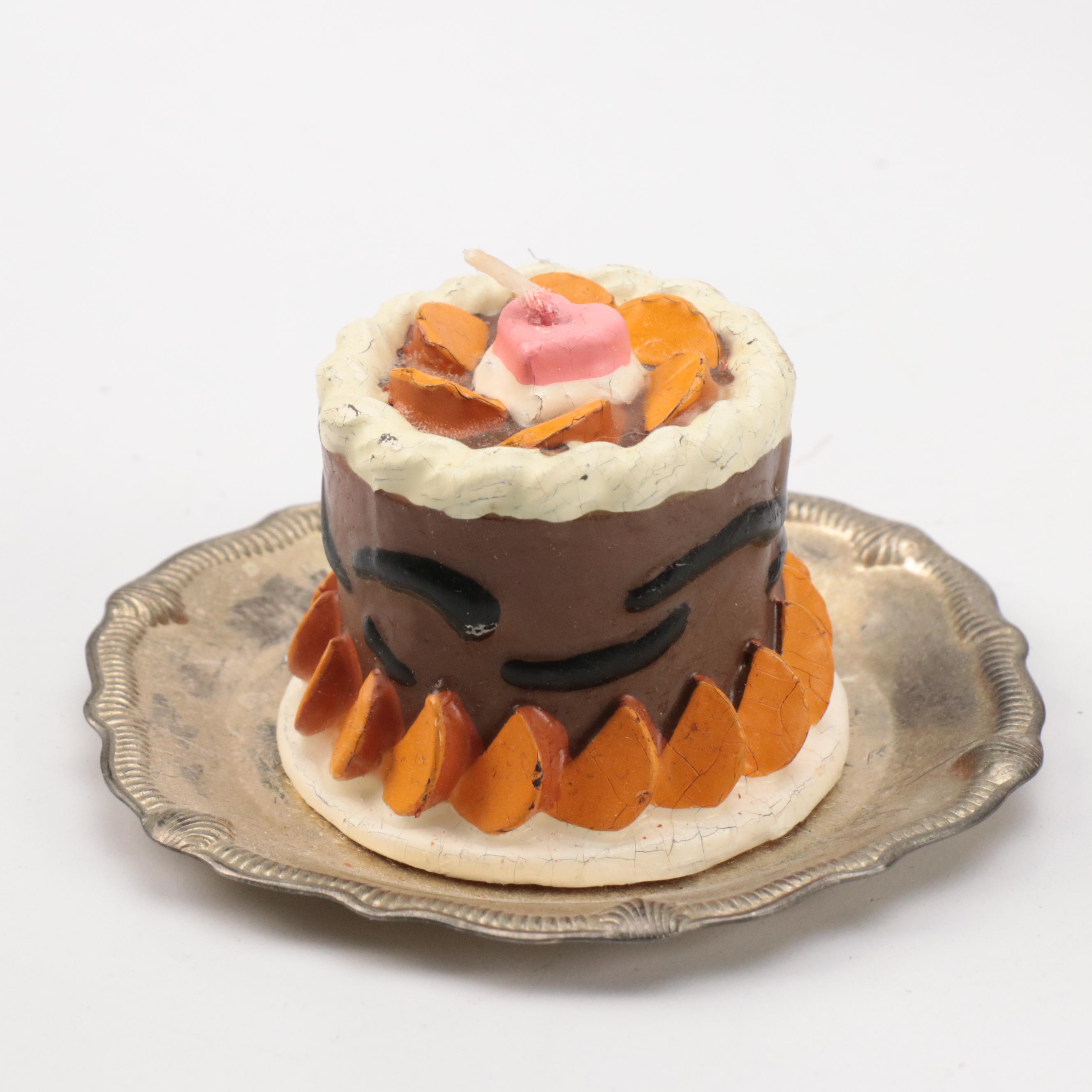 Handcrafted Miniature Figurines, Brighton Clock, and Sewing Cabinet