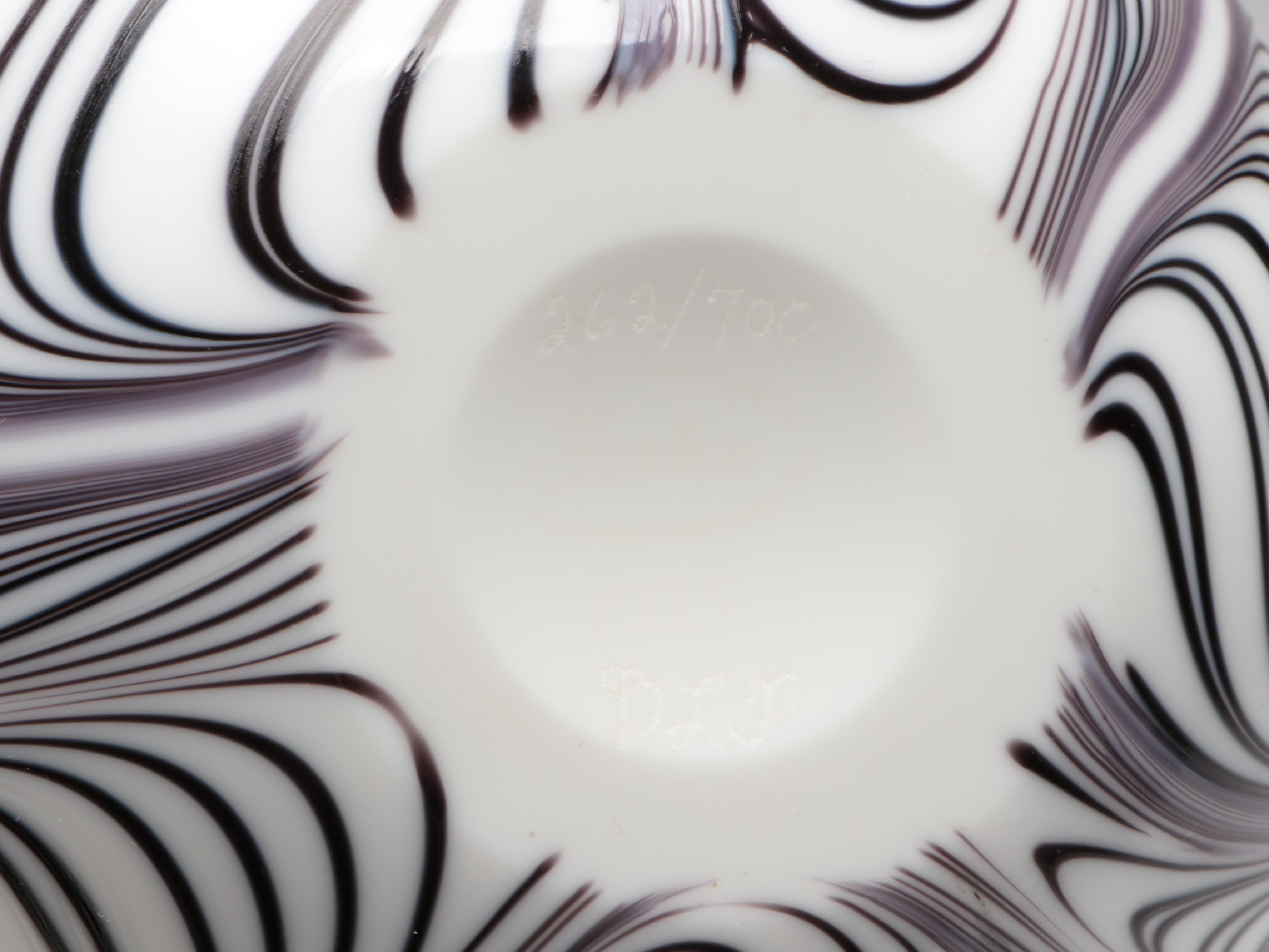 Dave Fetty for Fenton Labyrinth Glass Limited Edition Vase, 1975