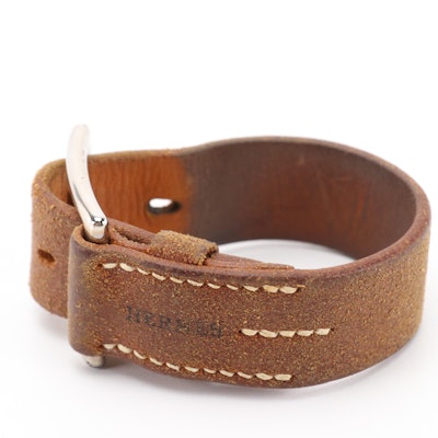 Hermès Hypnotic Leather Bracelet with Box