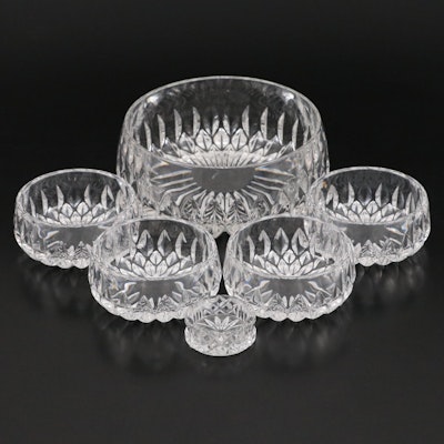 Crystal Salad Set with Other Bowl