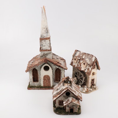 Birch Wood Church and Other Birdhouses