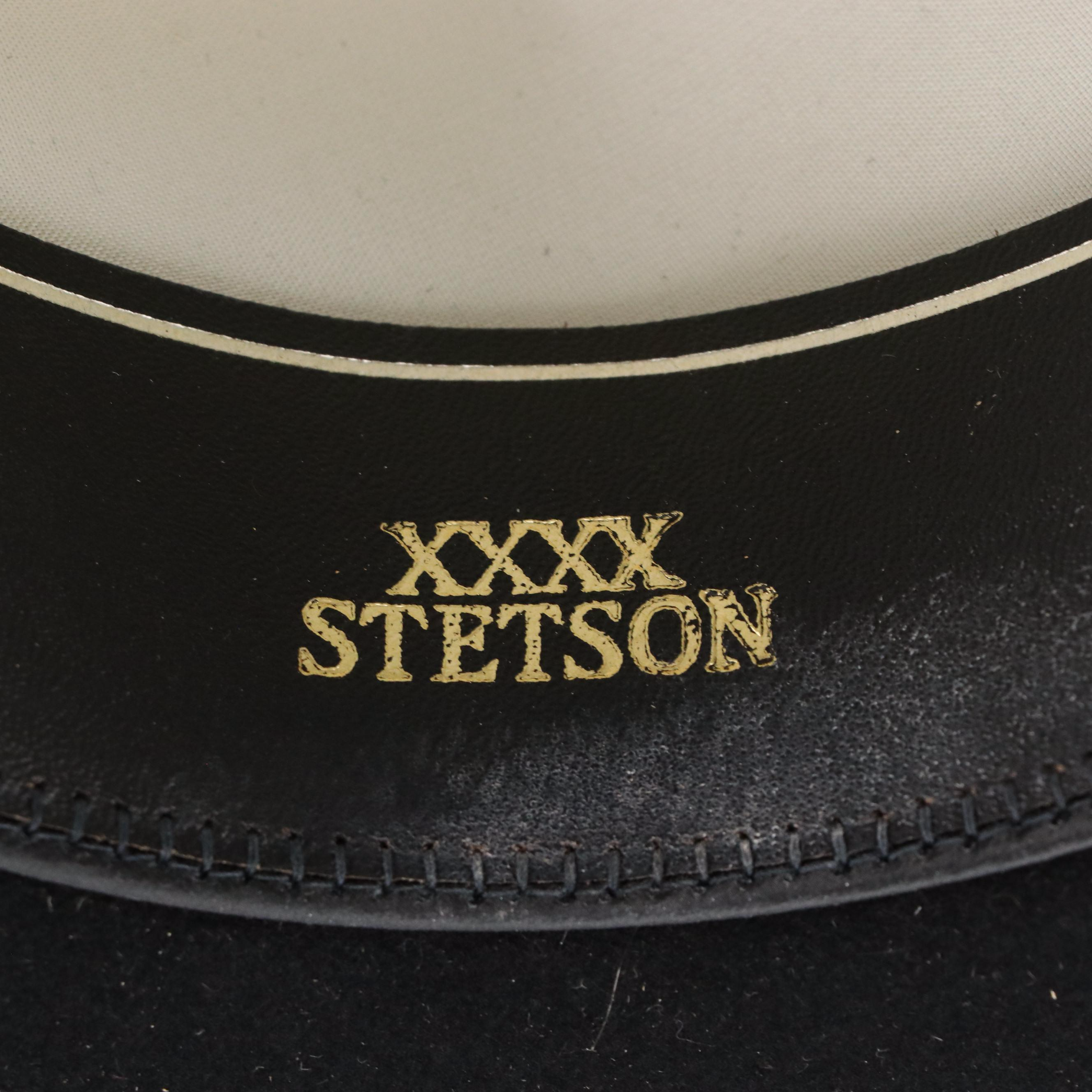 Men's Stetson Beaver 4X "Revenger" Hat In Black Felted Wool With Box | EBTH